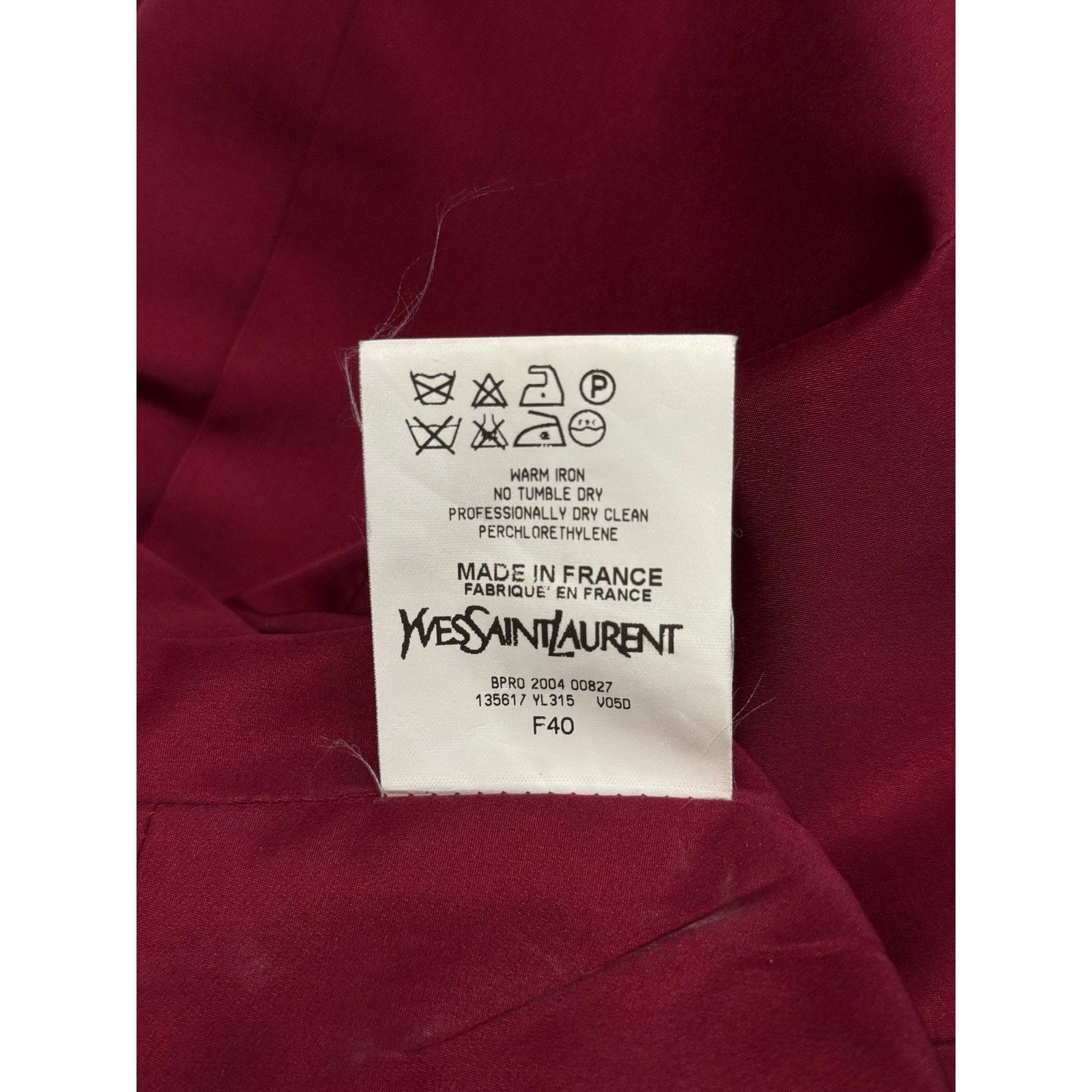 Saint Laurent Paris 2004 Yves Saint Laurent by Tom Ford runway pagoda jacket Size S / US 4 / IT 40 - 11 Thumbnail