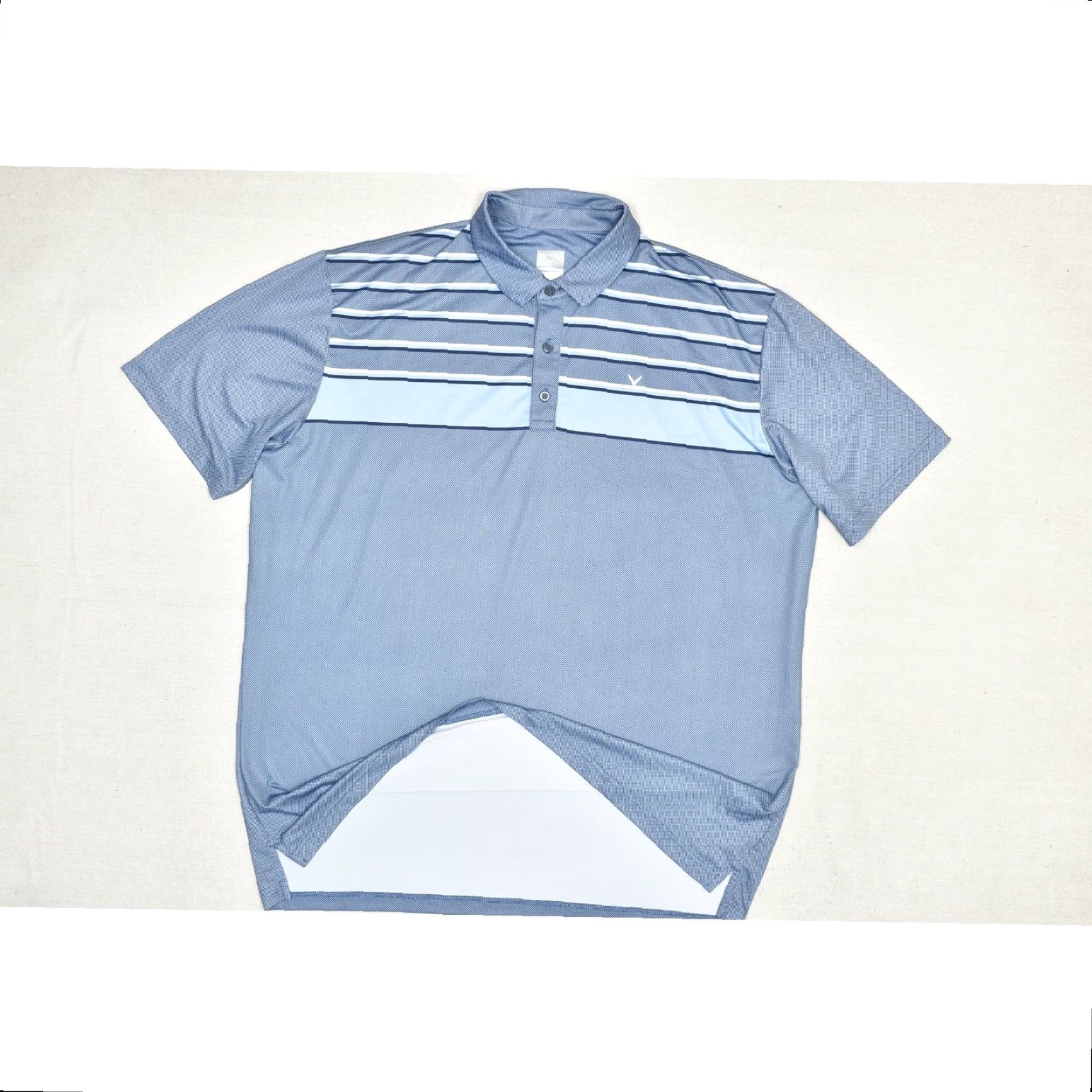 Callaway Callaway Polo Shirt Men's Blue Short Sleeve 2XL Polyester Stretch Polo/Shirt Cotton? Size US XXL / EU 58 / 5 - 2 Thumbnail