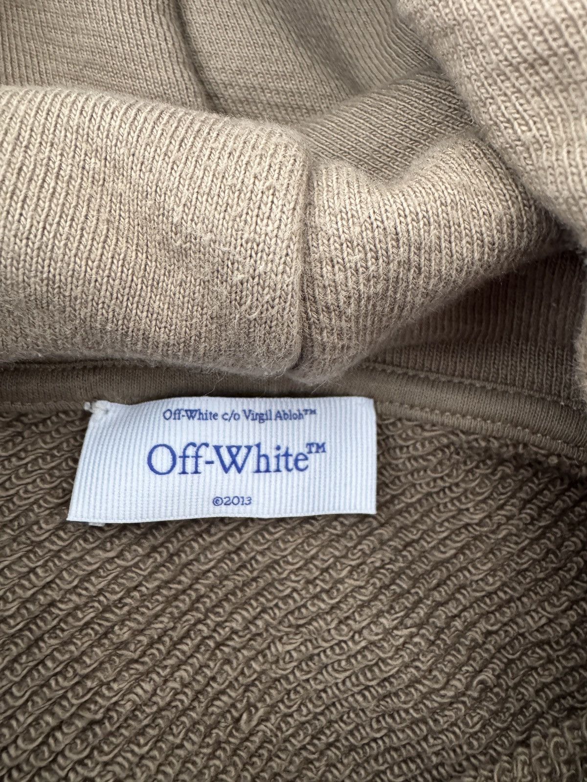 Off-White Off white hoodie beige size S Size US S / EU 44-46 / 1 - 11 Thumbnail