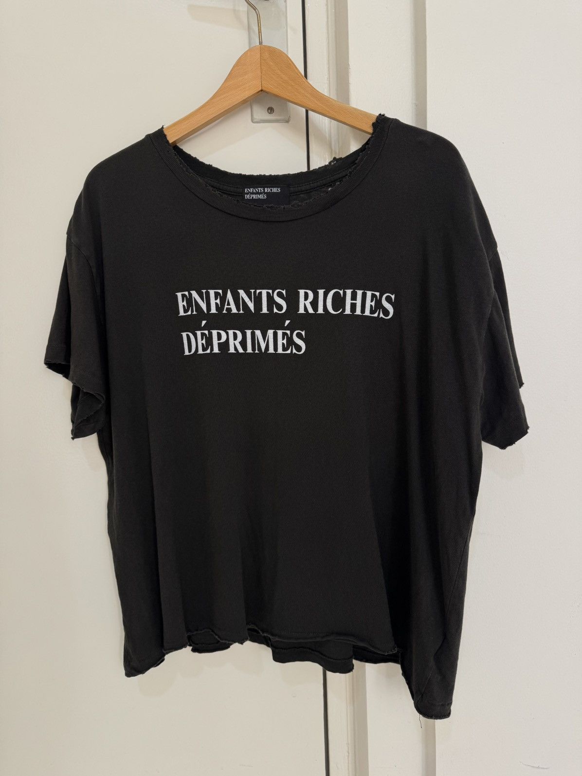 RARE ERD Black Classic Logo (Thrashed) T-shirt