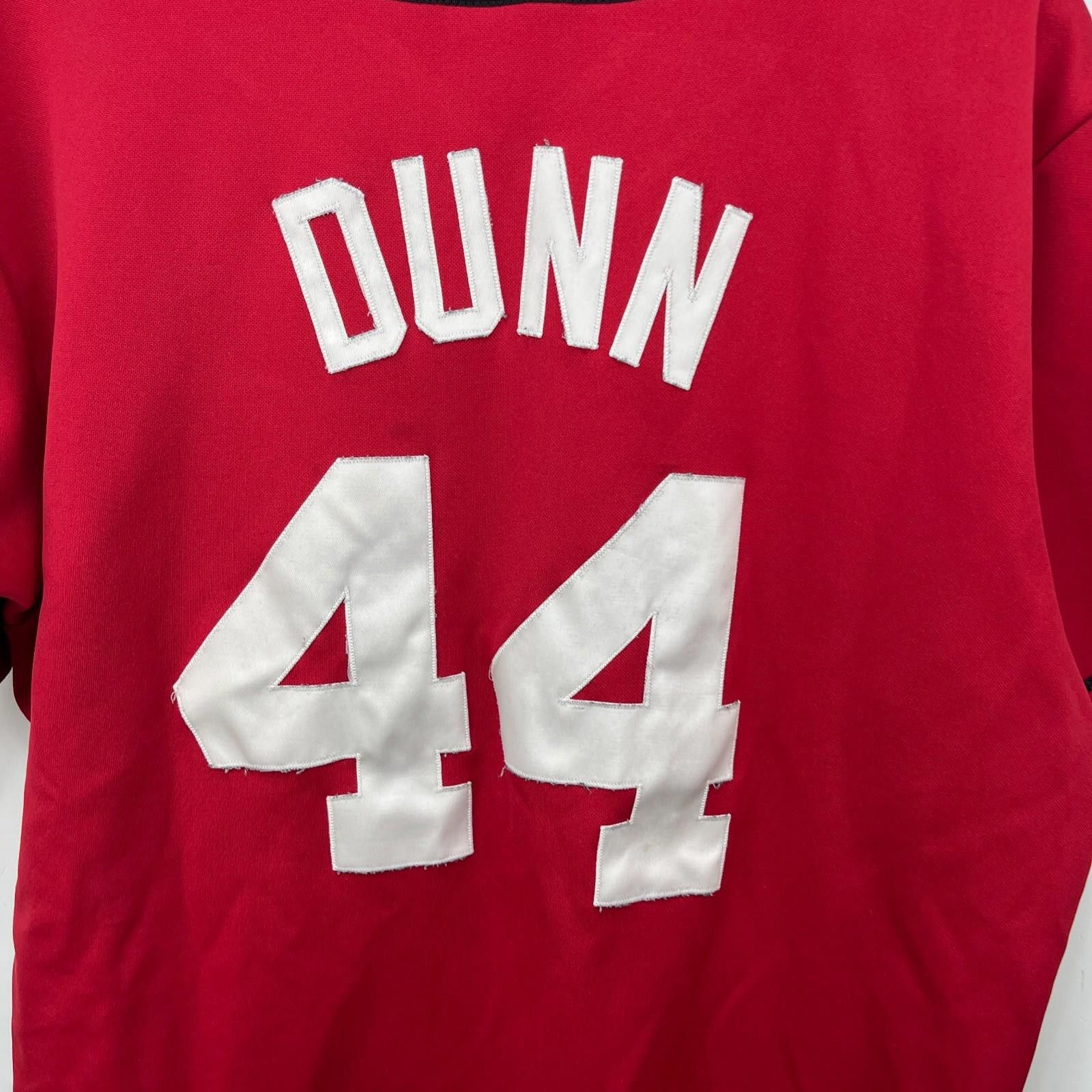 Majestic Vintage Cincinnati Reds Baseball Jersey #44 Adam Dunn XL Size ONE SIZE - 8 Thumbnail