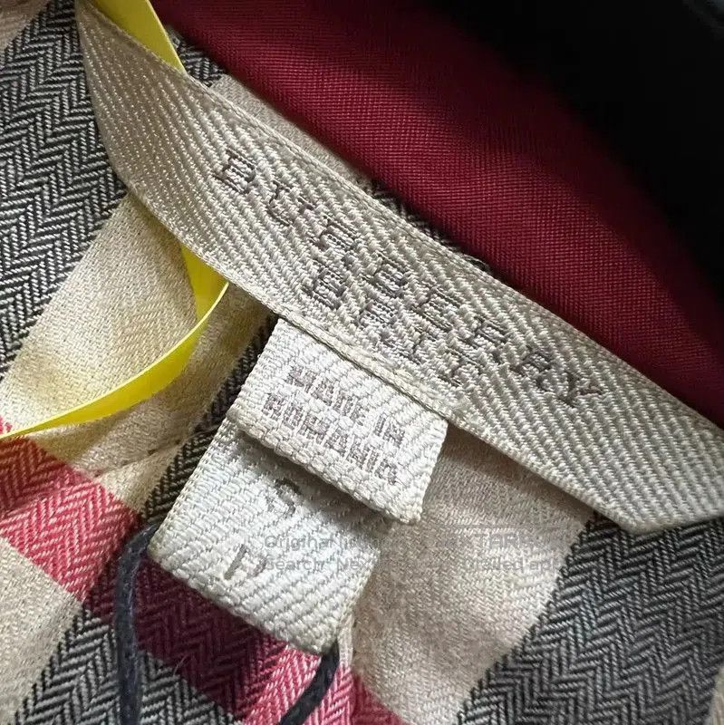 Burberry Burberry Red Cotton Women’s Jacket for Spring. Size S / US 4 / IT 40 - 4 Thumbnail