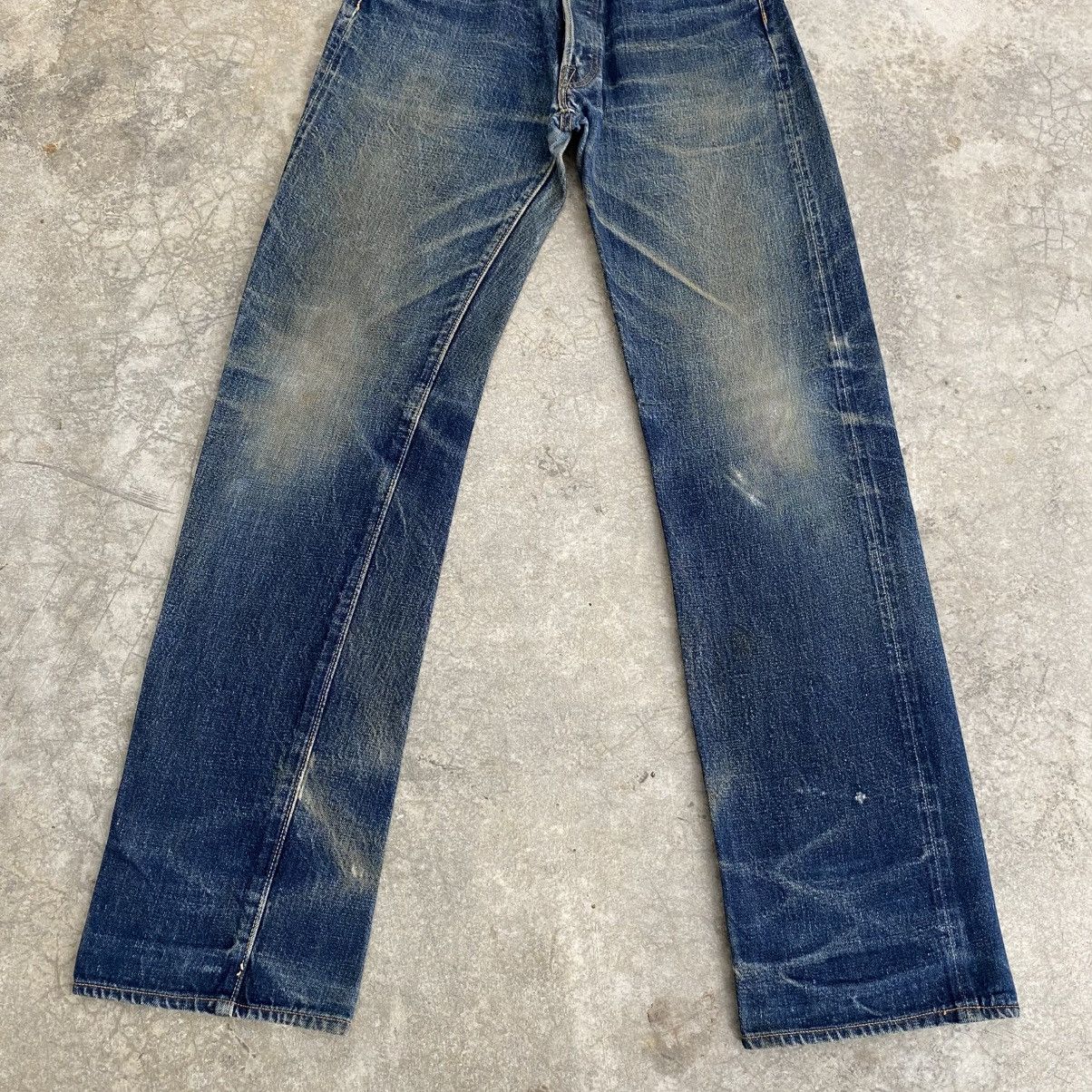 Denime Vintage 90’s Denime Japan Faded Blue Selvedge Jeans Size US 29 - 5 Thumbnail