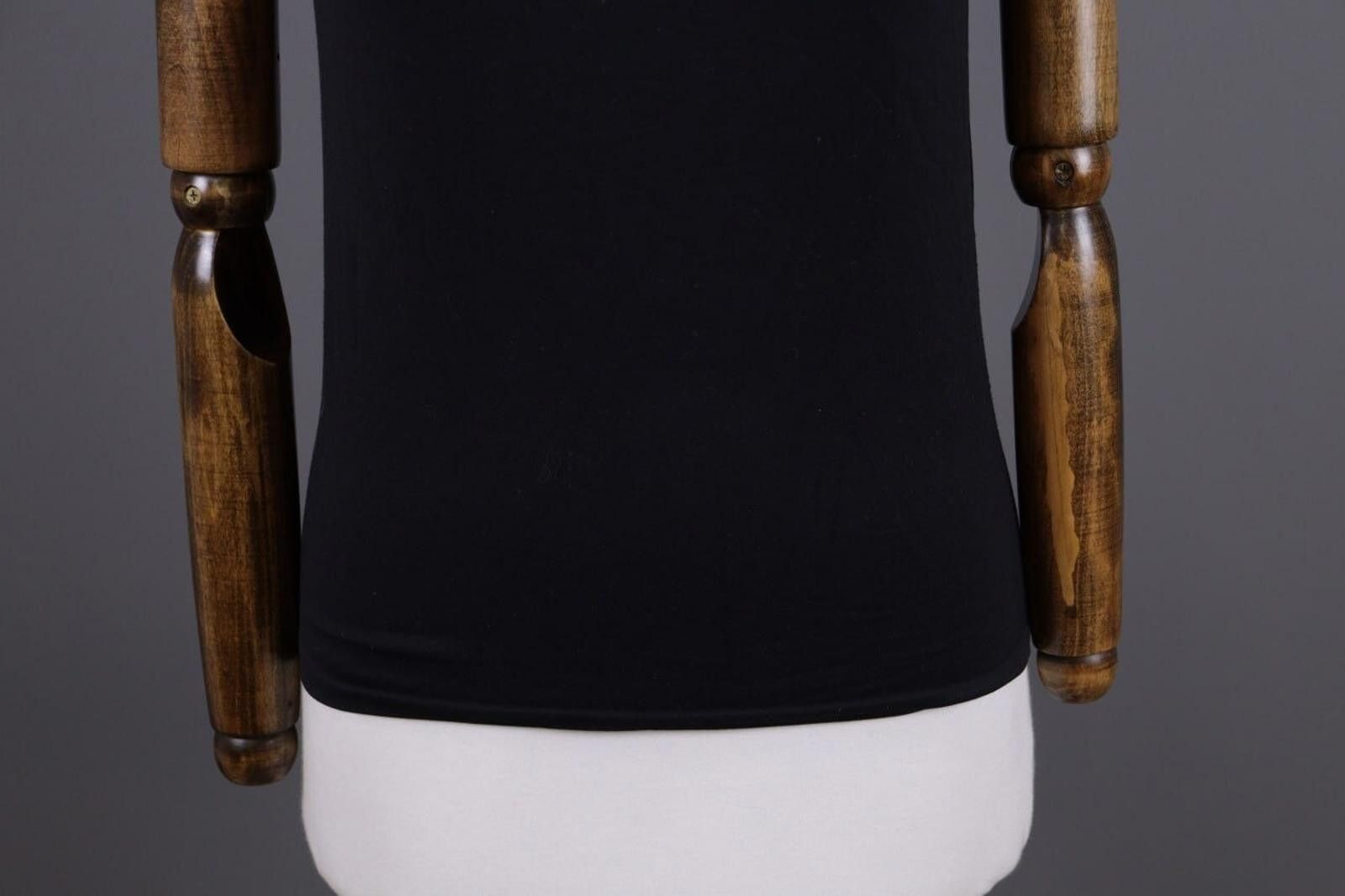 Wolford Wolford Black Sleeveless Bodycon Tank Top Shirt Size L Size L / US 10 / IT 46 - 3 Thumbnail
