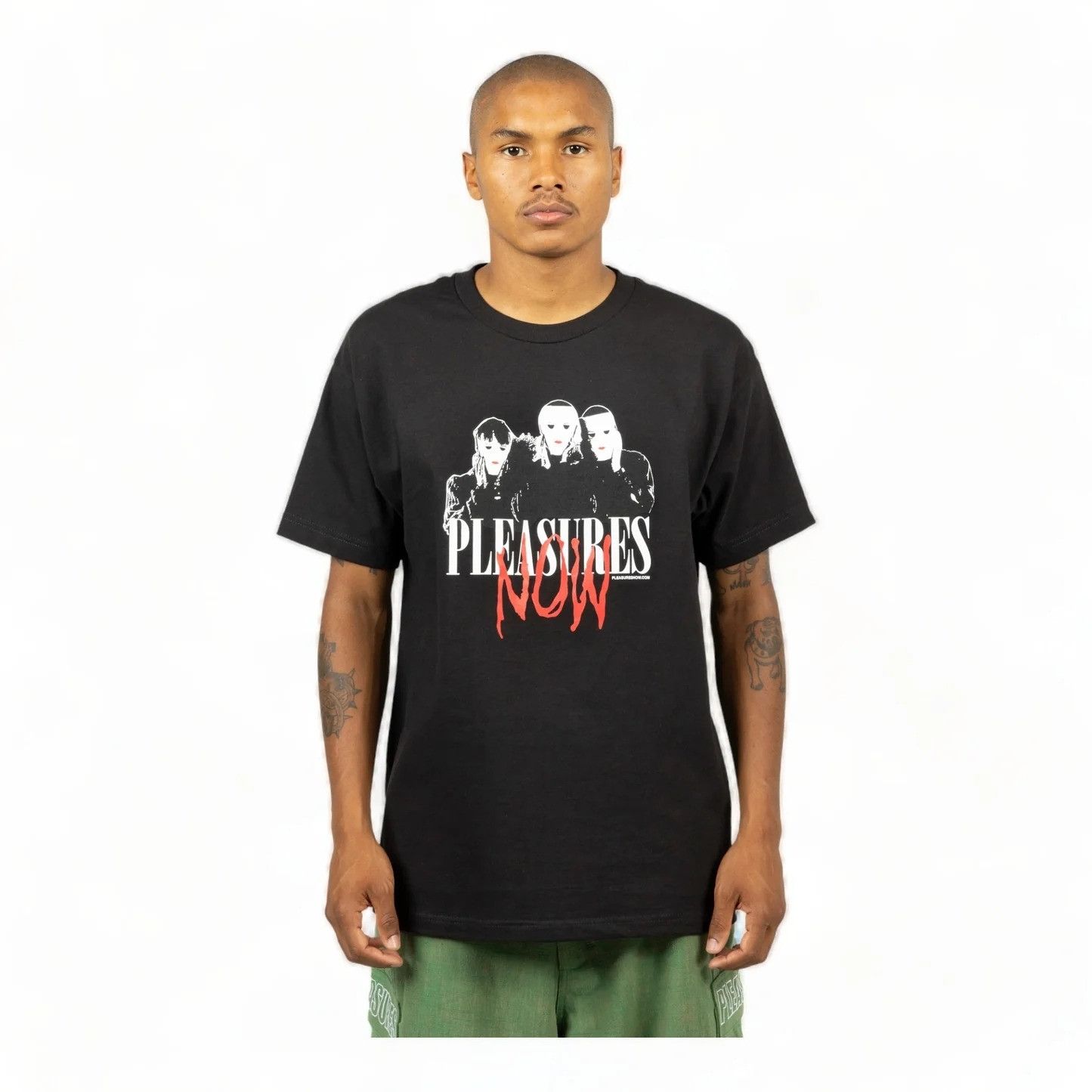 Pleasures NEW PLEASURES MASKS BLACK TEE SZ SMALL Size US S / EU 44-46 / 1 - 1 Thumbnail