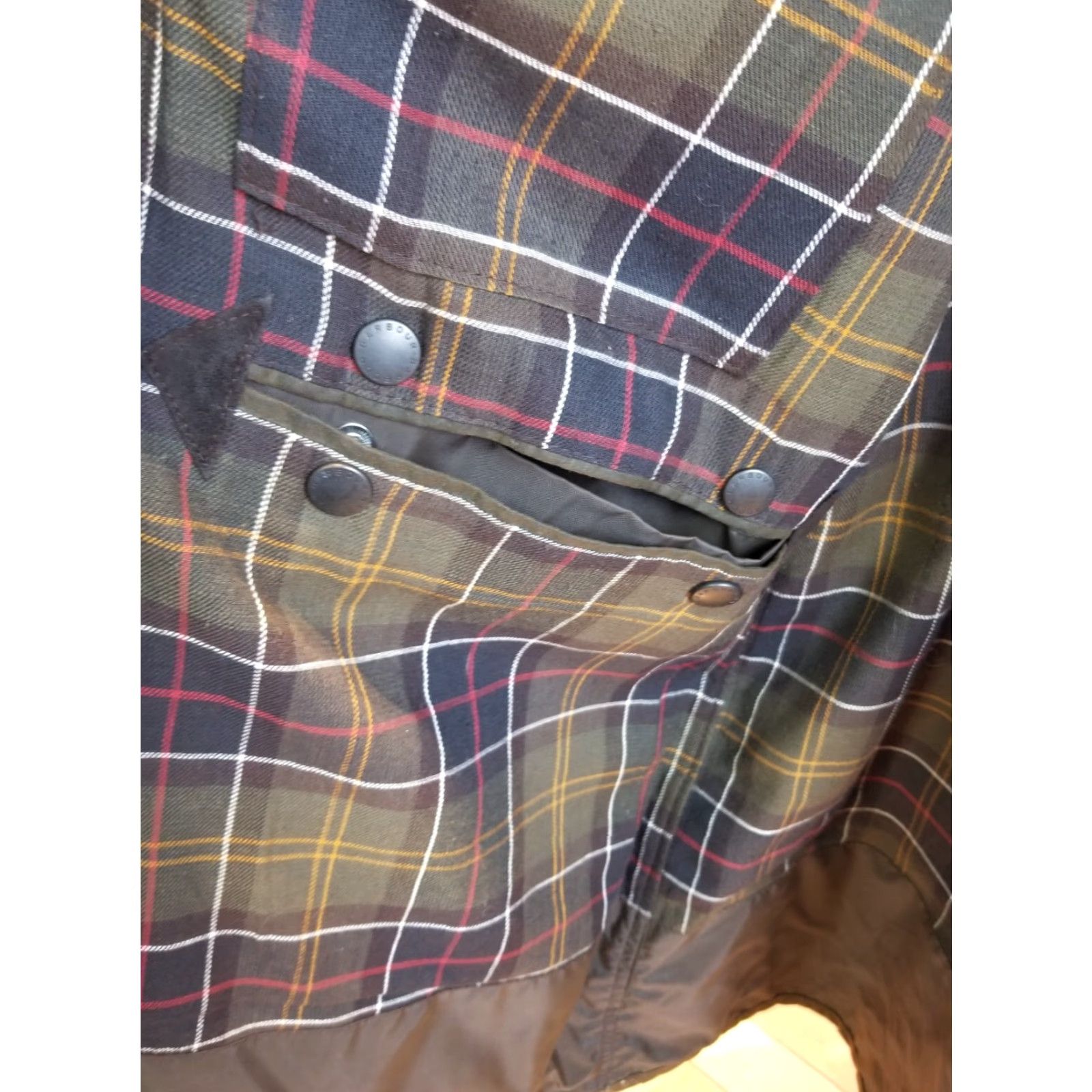 Barbour VINTAGE Barbour Jacket Barbour Brown Oiled Waxed Hunting SZ 44 Men Regular 44 Brown Waxed Bomber Jacket 37-37 25-25 20 Inch Cross Shoulder Mens Size US S / EU 44-46 / 1 - 7 Thumbnail