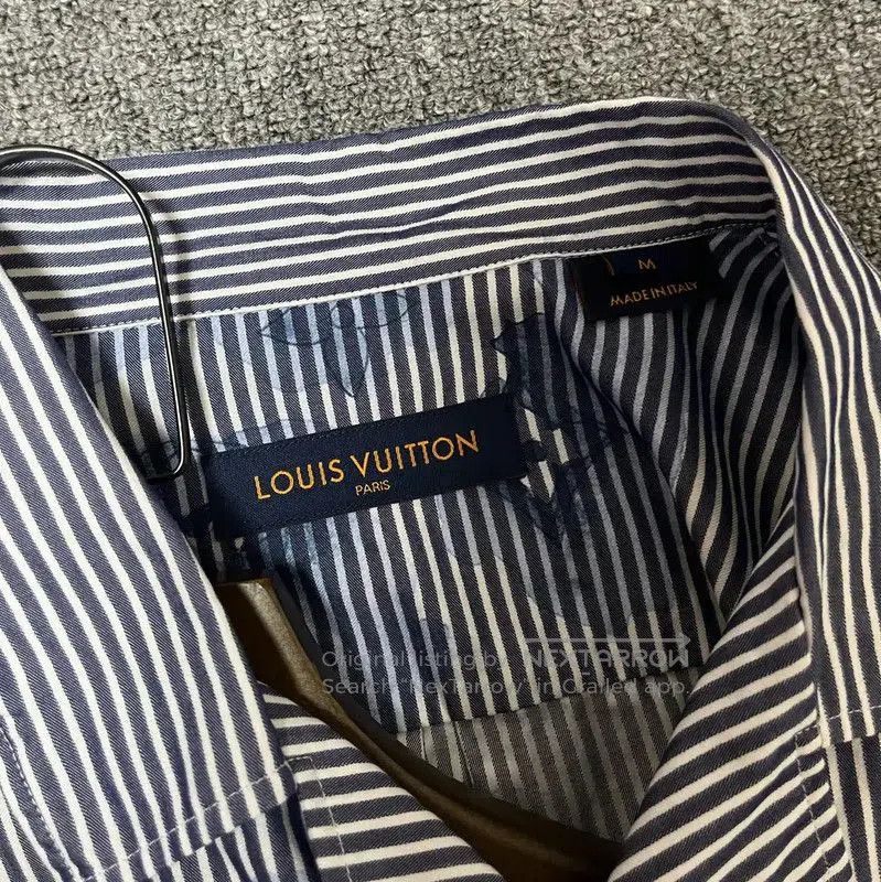 Louis Vuitton Louis Vuitton Blue Cotton Men's Shirt . Size US M / EU 48-50 / 2 - 4 Thumbnail