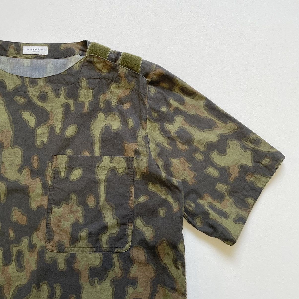 Dries Van Noten S/S 13 Camo Print Utility Top Size US M / EU 48-50 / 2 - 5 Thumbnail