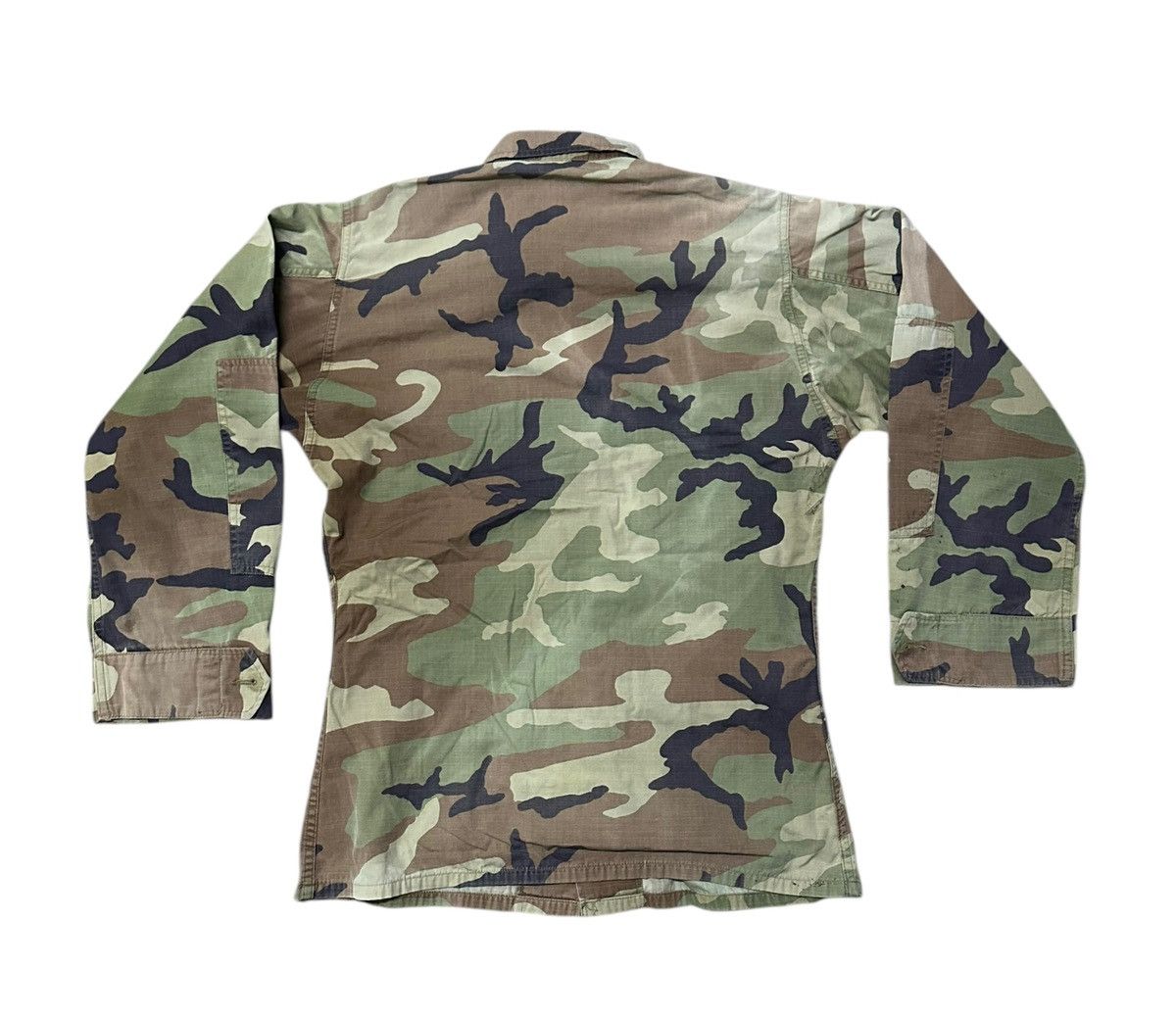 Vintage Vintage army woodland camo field jacket Size US S / EU 44-46 / 1 - 6 Thumbnail