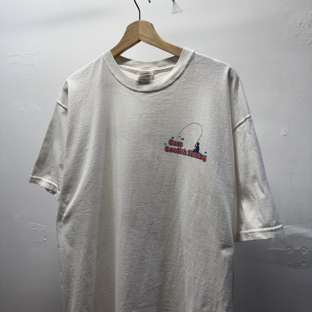Vintage Vintage Swedish Fish Candy Fishing Shirt Size US XL / EU 56 / 4 - 4 Thumbnail