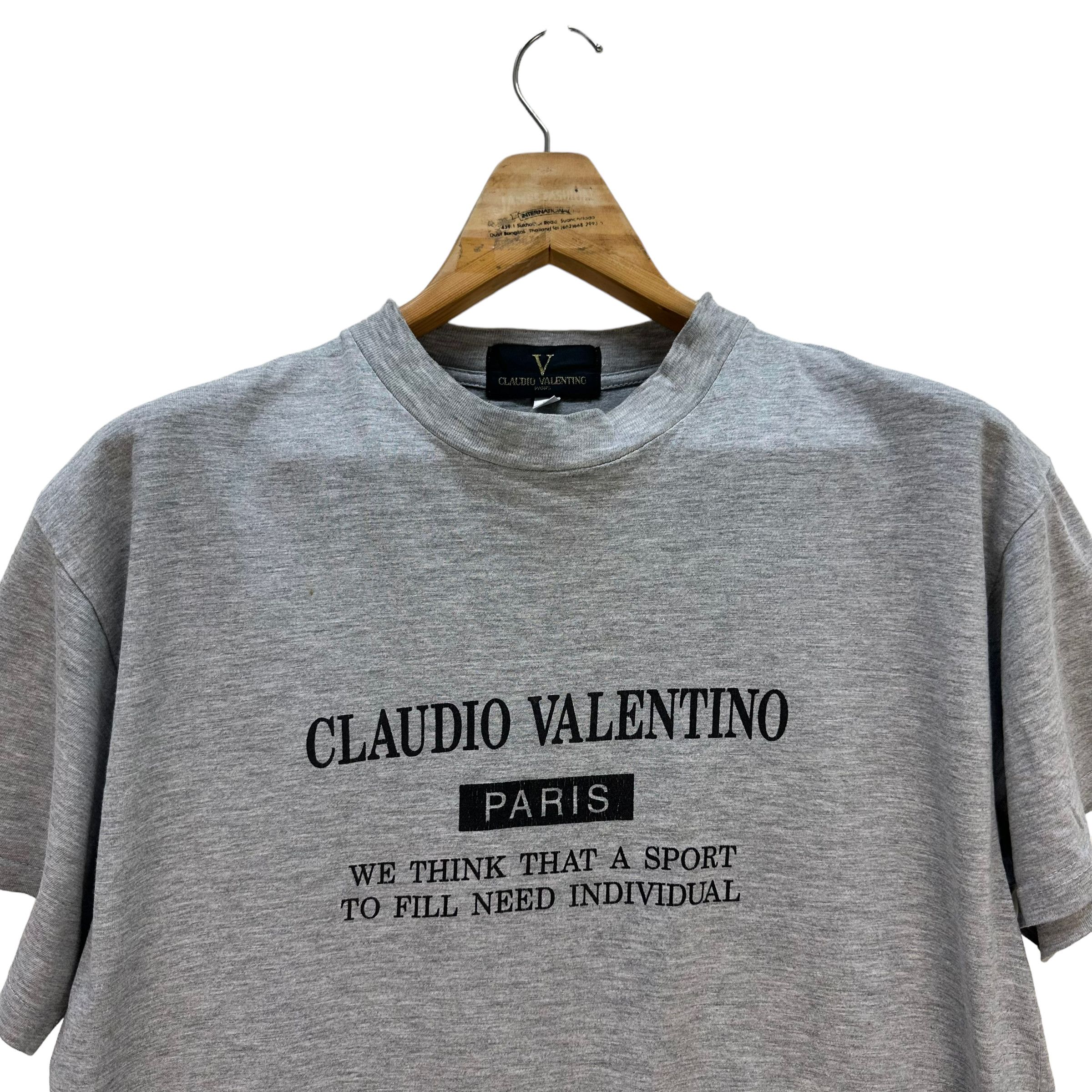 Valentino CLAUDIO VALENTINO BIG LOGO TEES #8544-013 Size US L / EU 52-54 / 3 - 2 Thumbnail