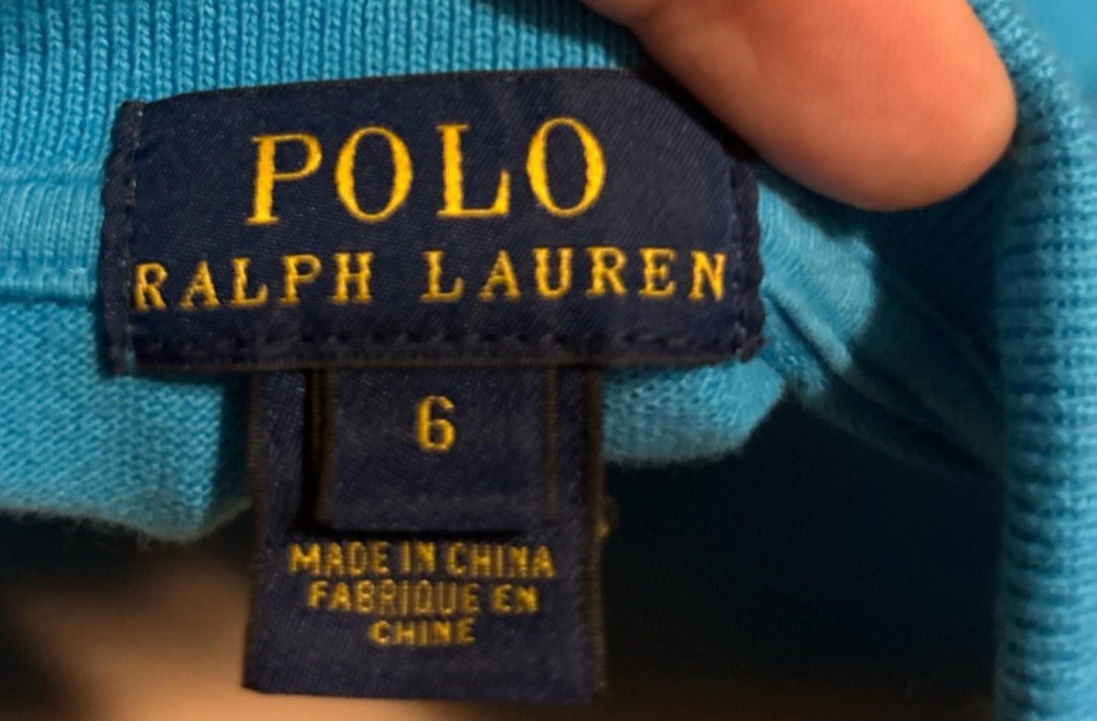 Polo Ralph Lauren RALPH LAUREN Kids Polo Shirt Sz 6 Blue Short Sleeve Classic Size US XXS / EU 40 - 3 Thumbnail