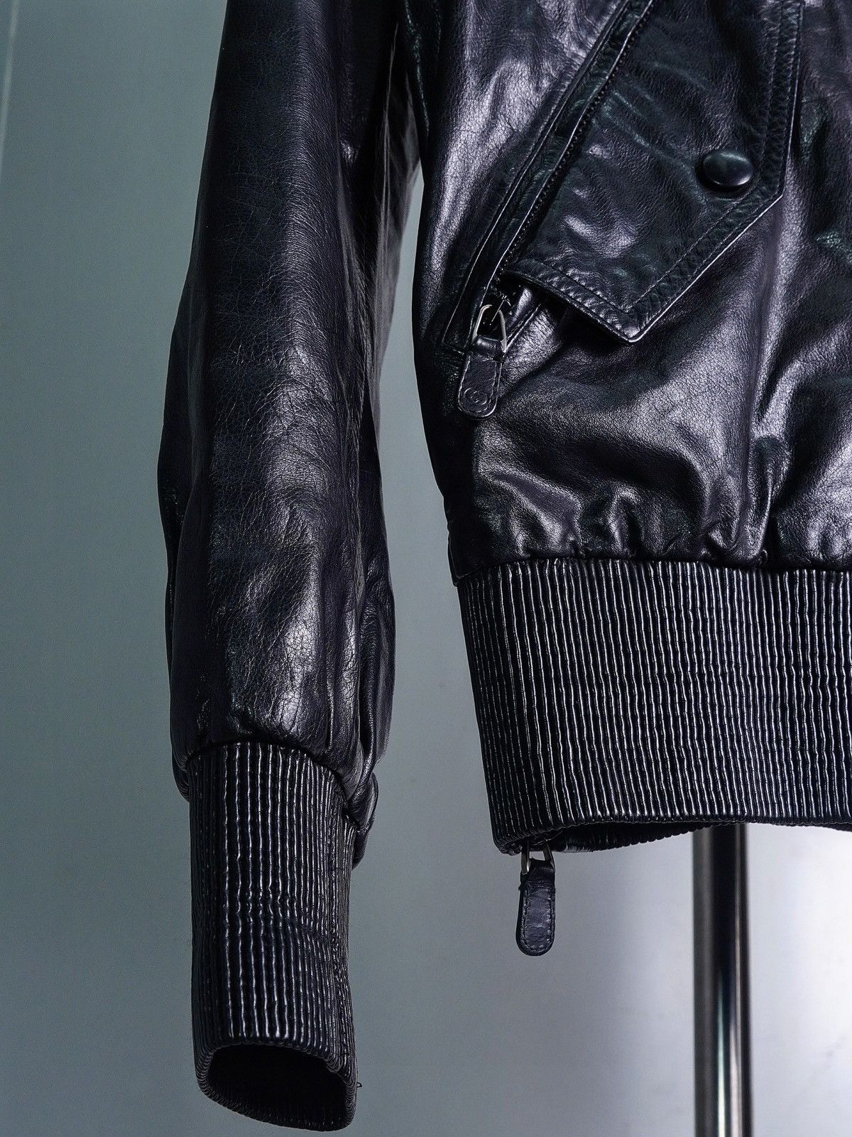 Gucci FW03 Zipper Leather Jacket Tom Ford Era Size US M / EU 48-50 / 2 - 5 Thumbnail