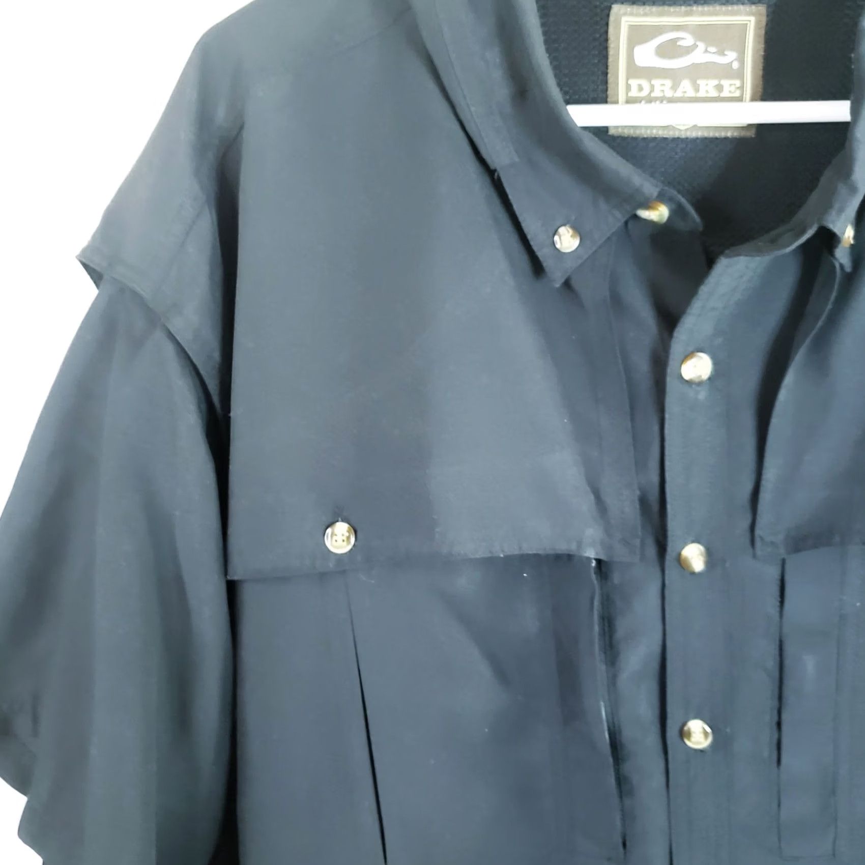 Vintage Drake Vented Shirt Men's XXL Black South Carolina Gamecocks Logo SS Button Size US XXL / EU 58 / 5 - 3 Thumbnail