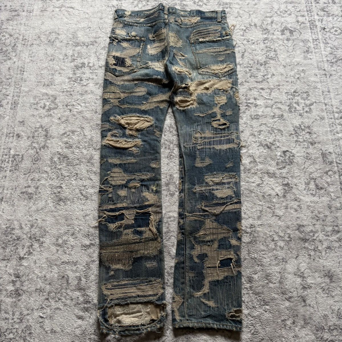 Undercover Undercover AW05 Arts&Crafts 85 Denim Jeans | Size 3 Size US 34 / EU 50 - 9 Thumbnail