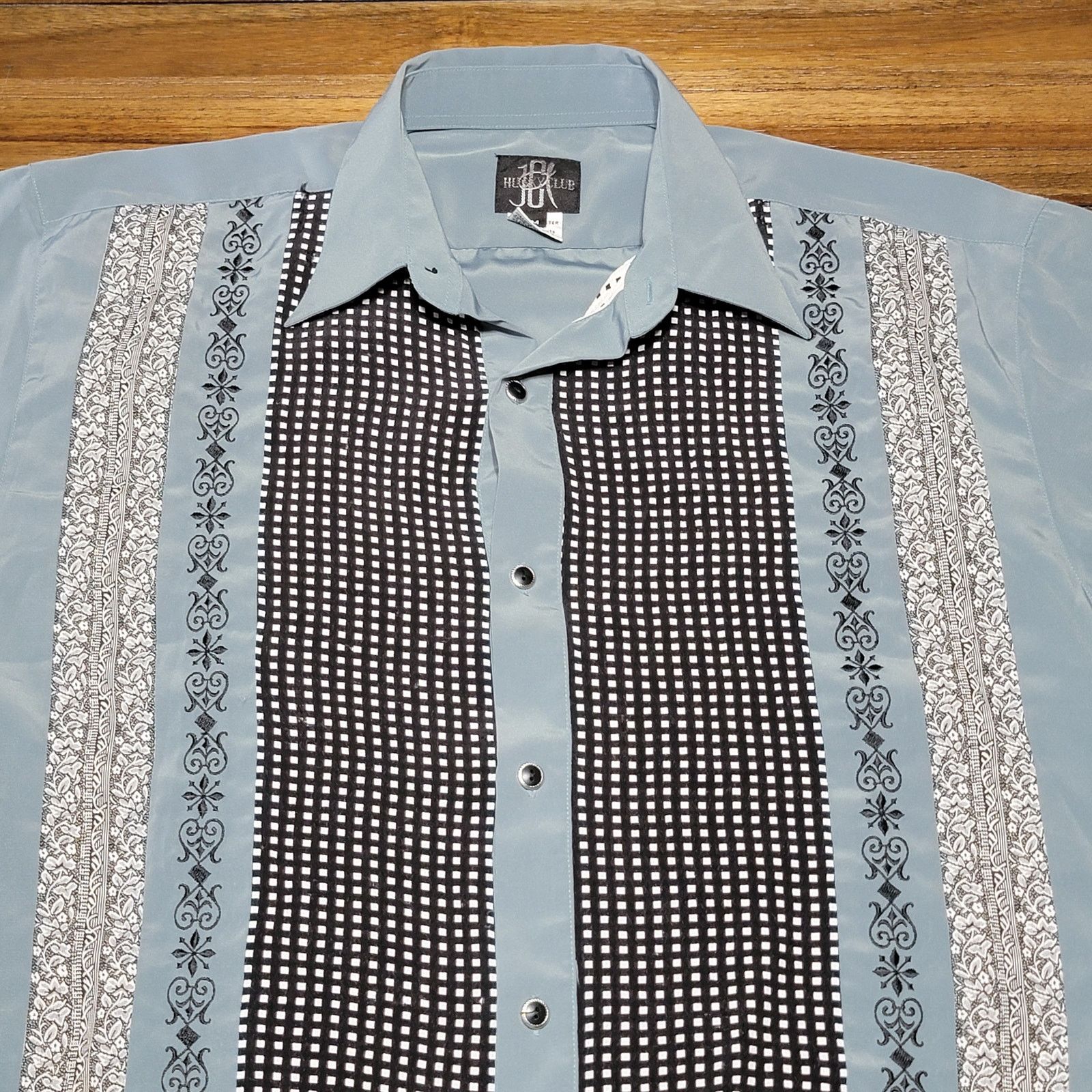 Other Husky Club LS Green Full Button Shirt w/Designs -Size Medium Size US M / EU 48-50 / 2 - 2 Thumbnail