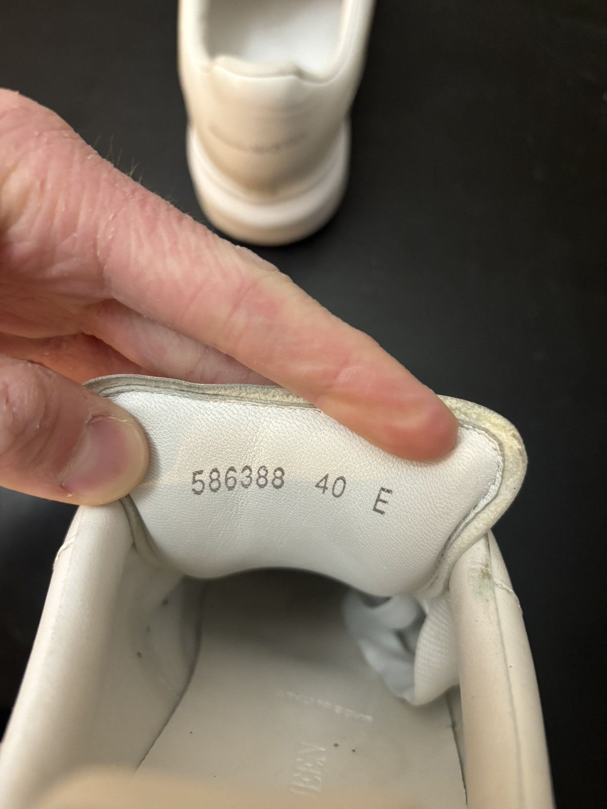 Alexander McQueen Alexander McQueen Oversized Leather Sneakers Sprayed Green Size US 7 / EU 40 - 8 Thumbnail