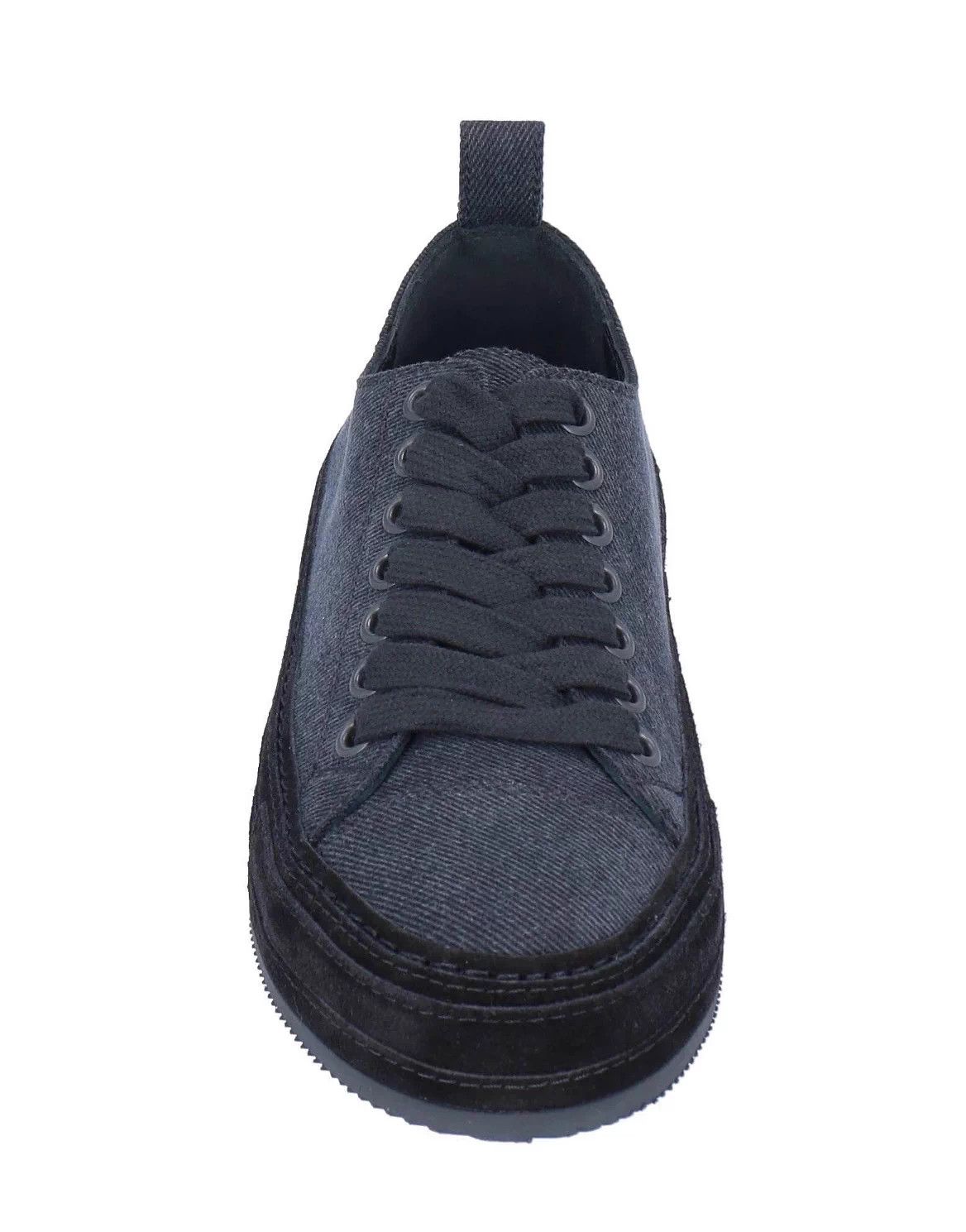 Ann Demeulemeester Ann Demeulemeester Men's Denim Leather Low Top 41 EU Size US 8 / EU 41 - 4 Thumbnail