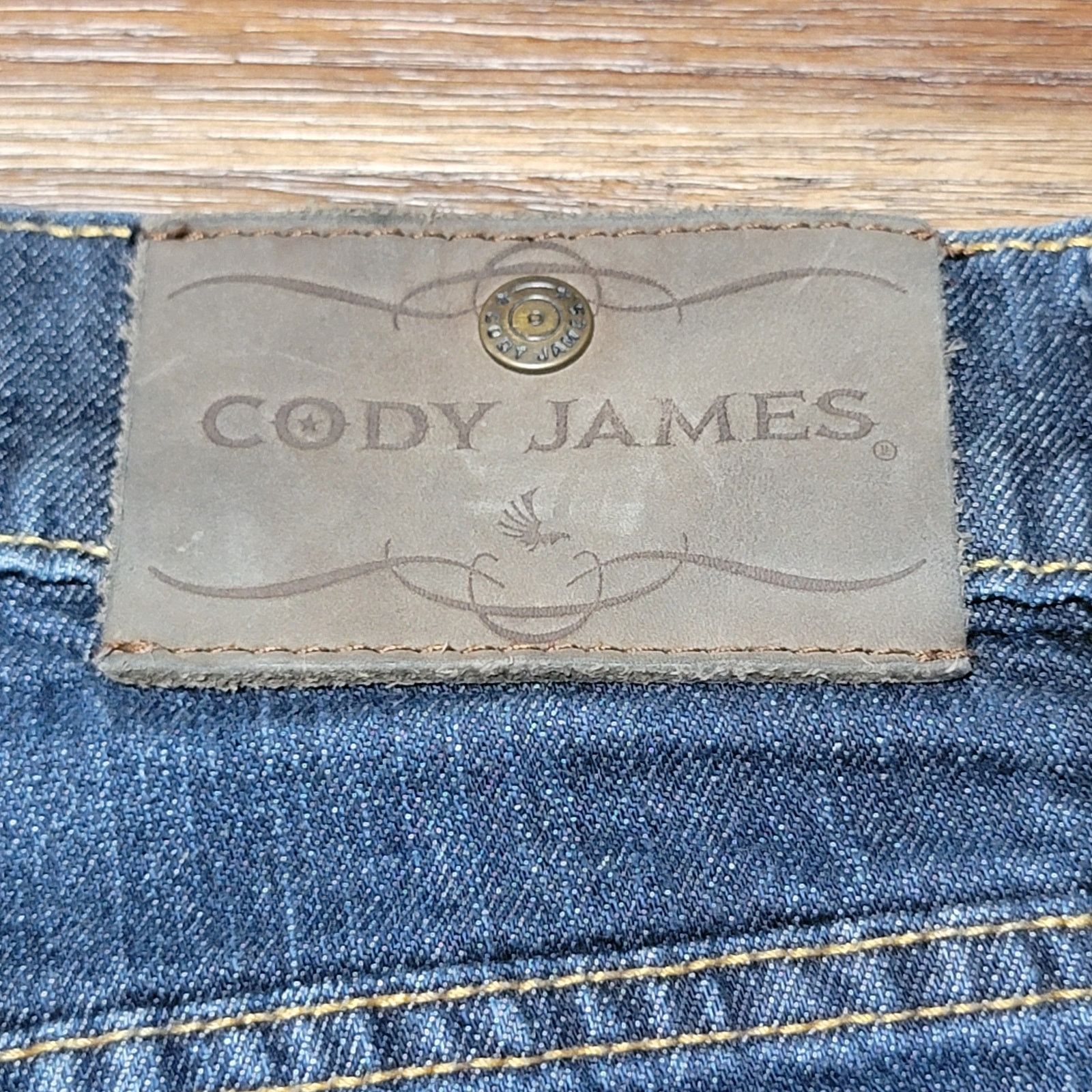 Cody James Cody James Straight Denim Jeans - Size 34W x 32L Size US 34 / EU 50 - 5 Thumbnail
