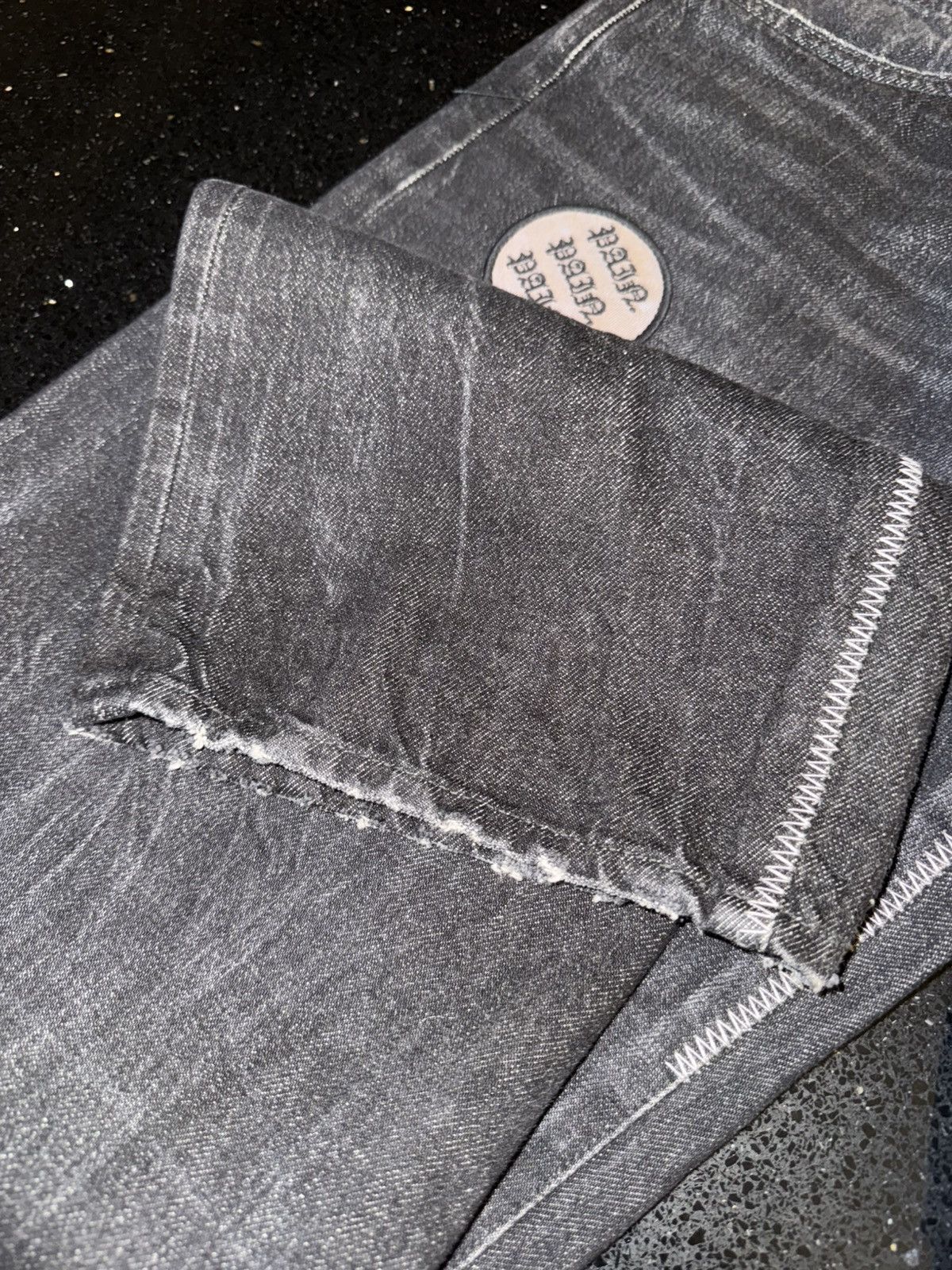 Number (N)ine × Supreme Supreme®/Number (N)ine Patches Loose Fit Selvedge Jean Size US 30 / EU 46 - 13 Thumbnail