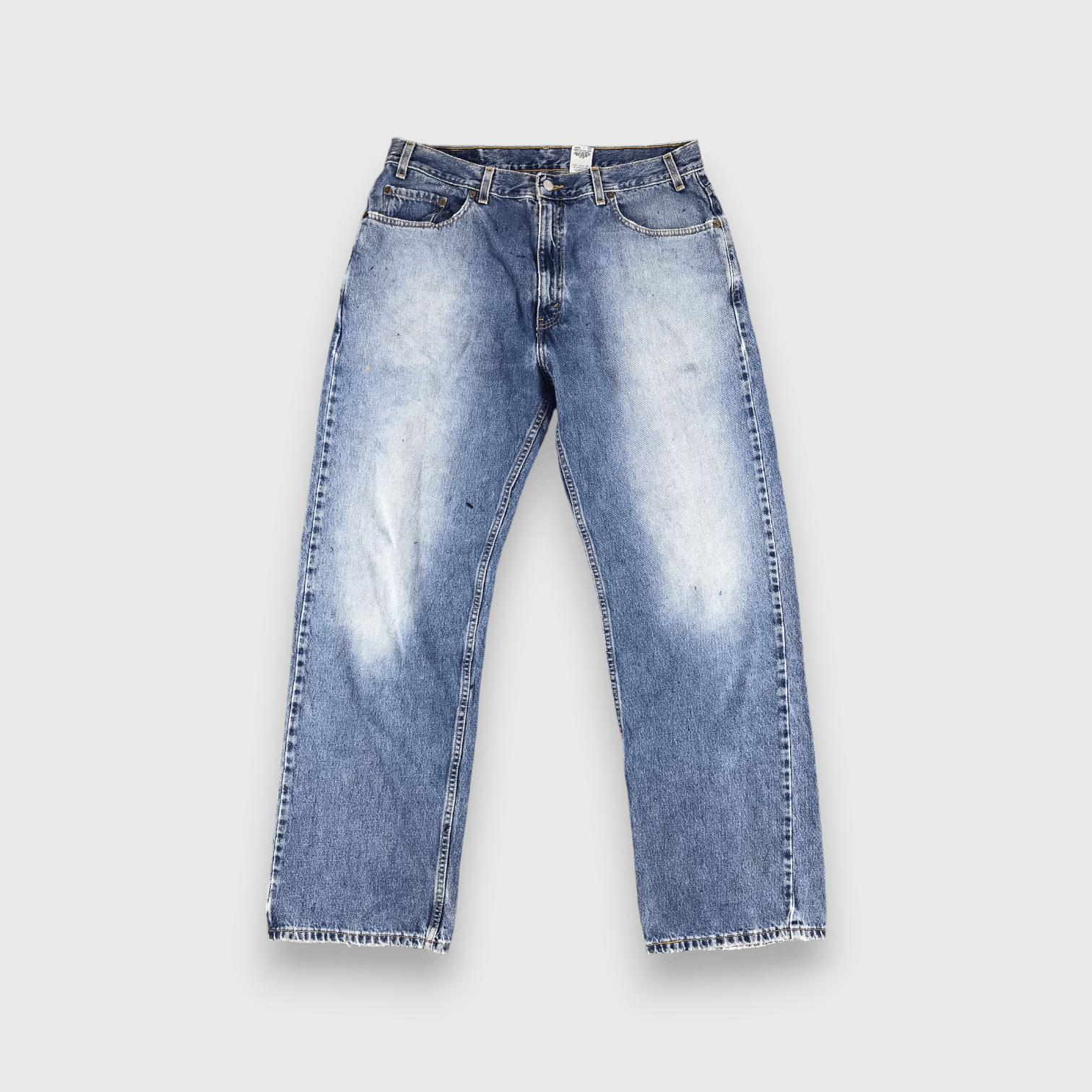 Levi's Faded Blue Vintage Levis 569 Jeans Straight Denim-J1067 Size US 35 - 1 Thumbnail