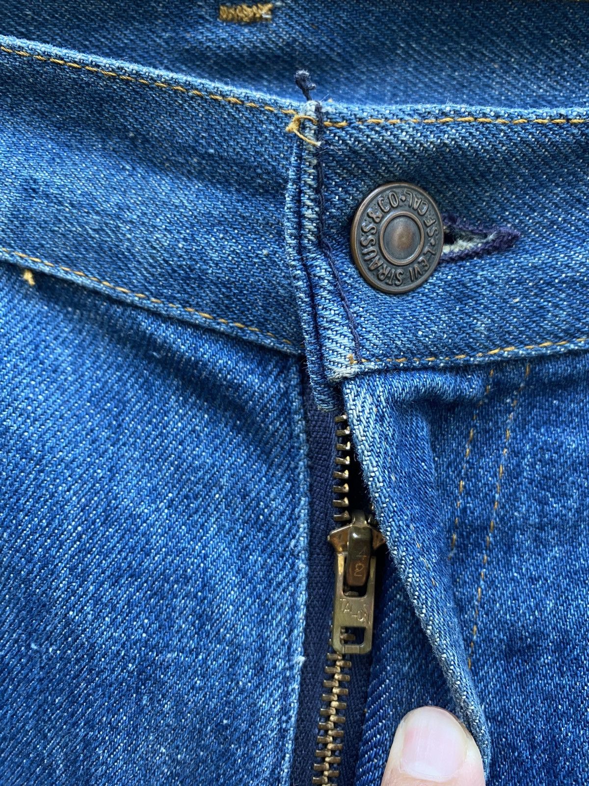 Levi's Vintage Clothing W31x30 Vintage levi's 646 flare orange tab talon zipper Size US 31 - 5 Thumbnail