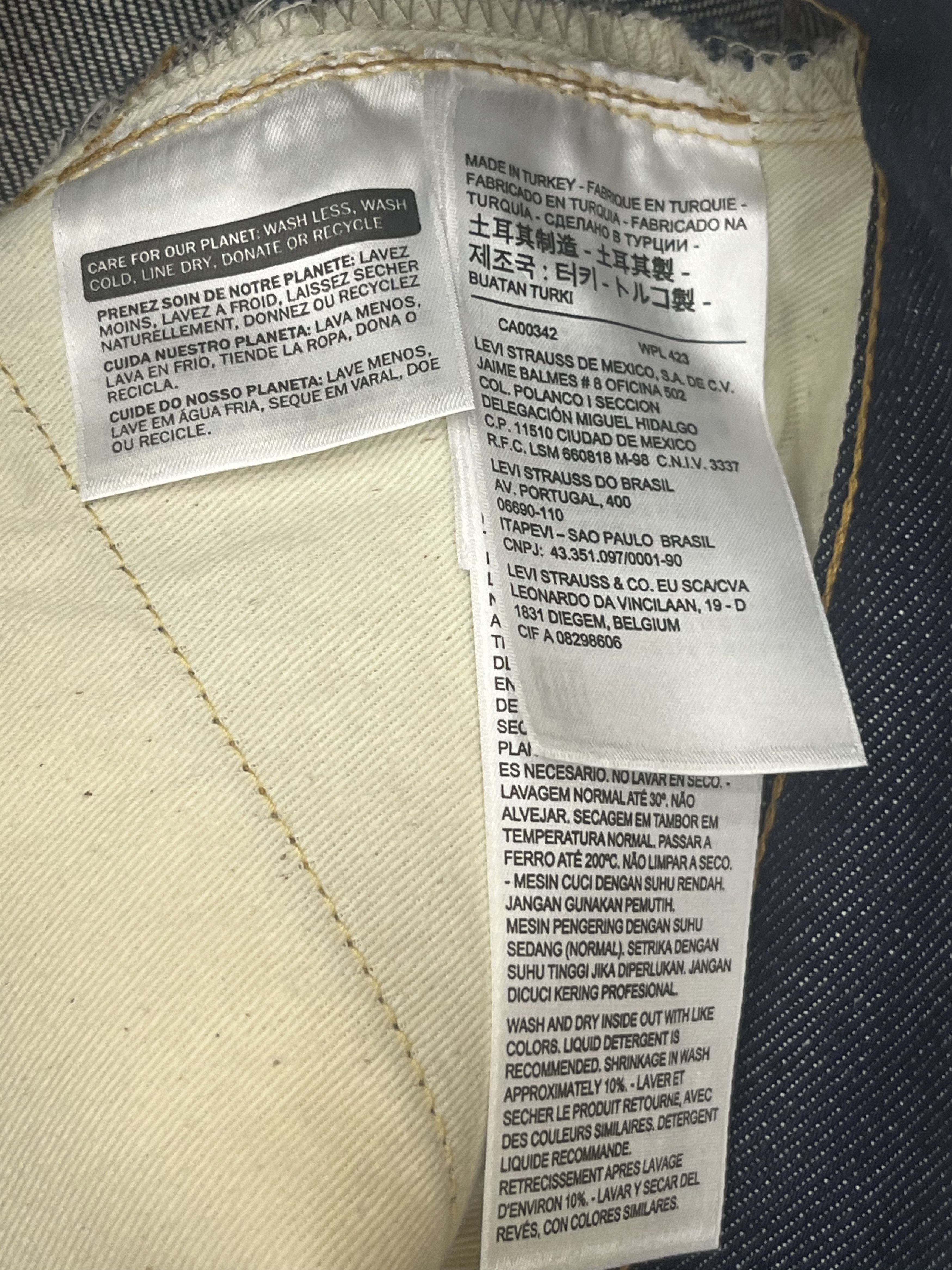 Levi's Vintage Clothing Levis 1937 vintage clothing jean Size US 38 / EU 54 - 5 Thumbnail
