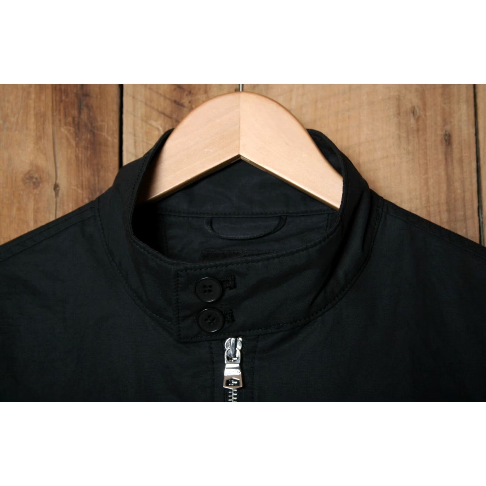 Banana Republic BANANA REPUBLIC Black Bomber Jacket Men's Sz. S Cotton/Nylon Blend Zip Jacket Size US S / EU 44-46 / 1 - 2 Thumbnail