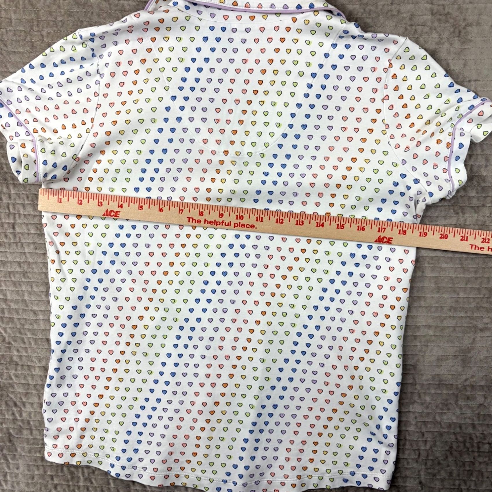 Vintage VINTAGE Roller Rabbit Pajama Top Womens M Pima Cotton Rainbow Button Down Size M / US 6-8 / IT 42-44 - 4 Thumbnail