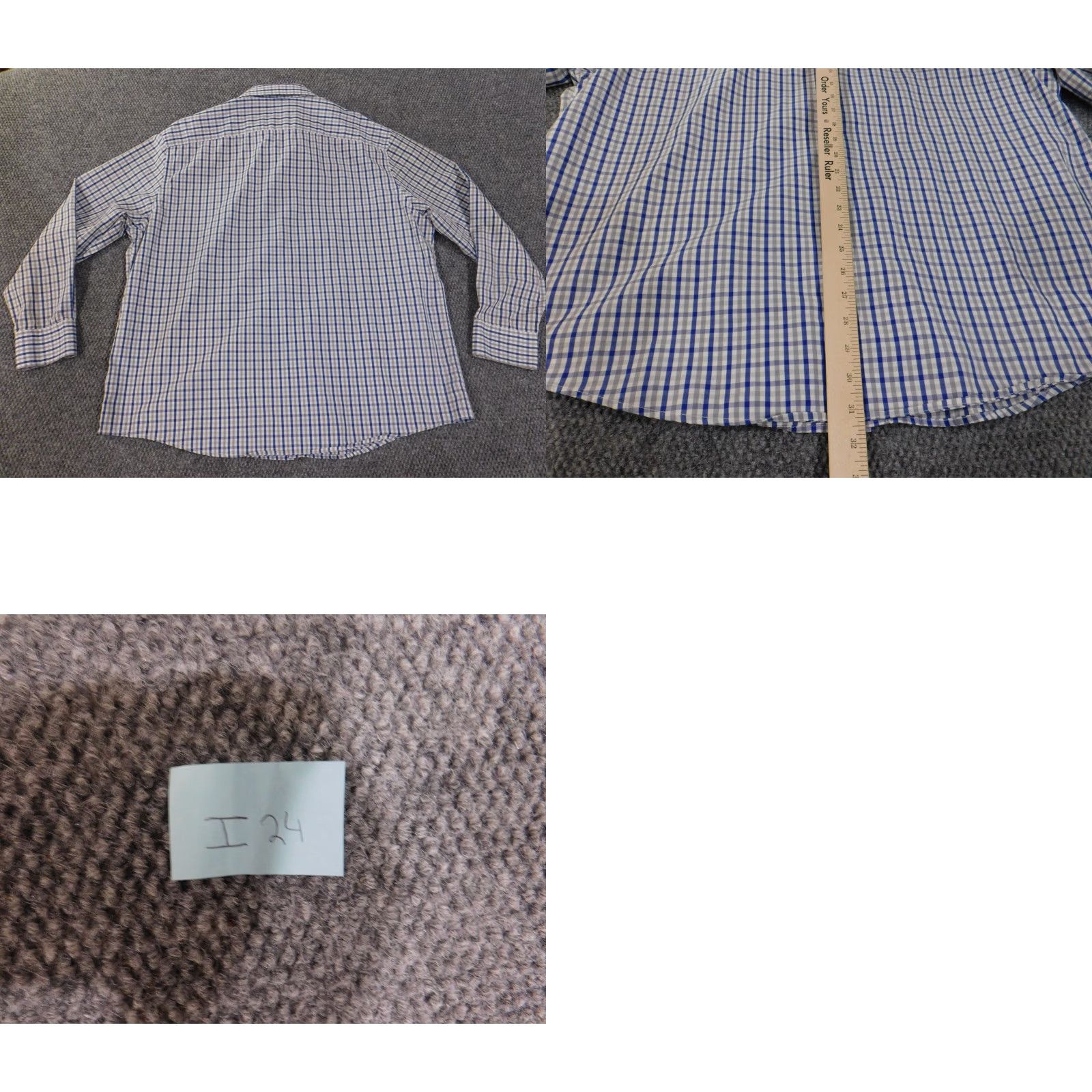 UNTUCKit UNTUCKit Shirt 3XL Long Sleeve Blue Mens Button-Up Collared Classic Business Casual Shirt Size US XXL / EU 58 / 5 - 8 Thumbnail