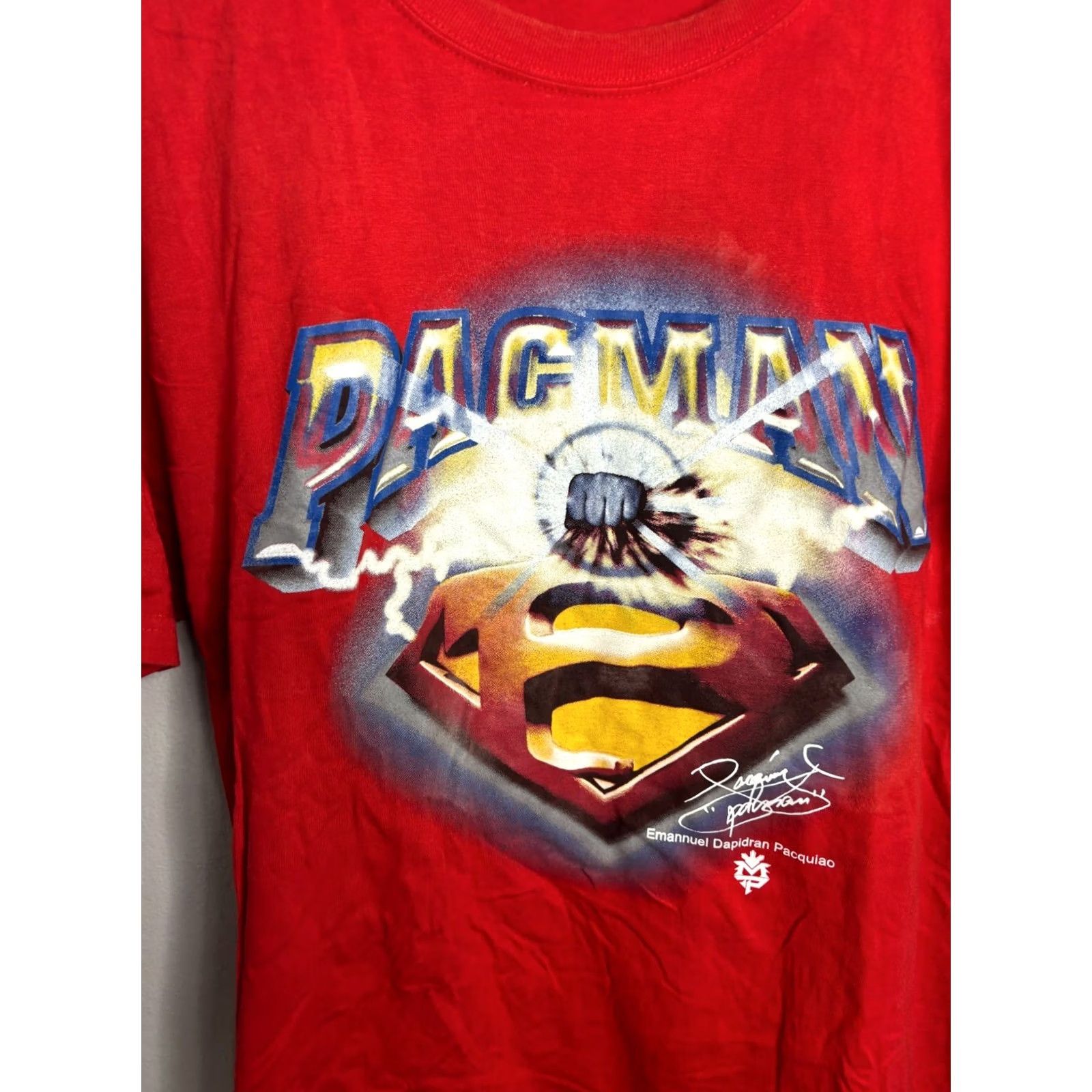 Vintage VINTAGE Team Manny PACQUIAO T-Shirt Red Mens Size 2XL Y2K Sport Boxing Nike Dri-Fit Size US XXL / EU 58 / 5 - 2 Thumbnail