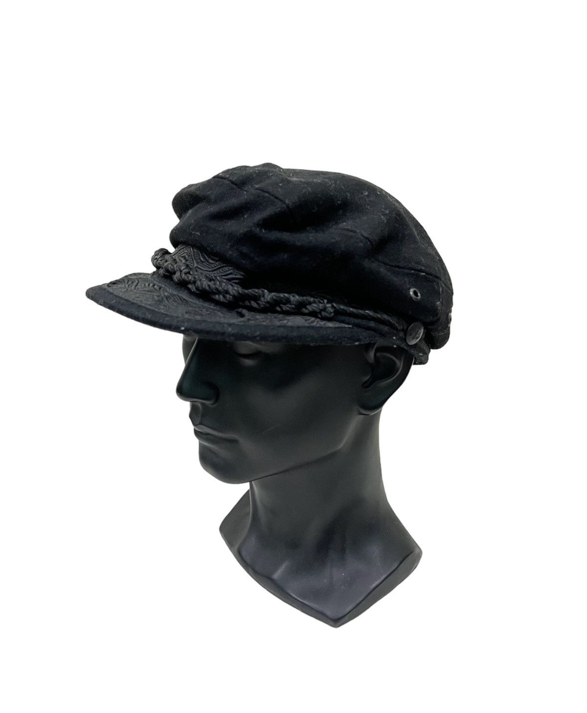 image of Ship Captain Style Cap Hats in Black, Men's