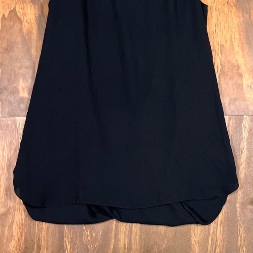 Express Express Blouse Women's Sleeveless Black Open Back Lightweight Large Size L / US 10 / IT 46 - 3 Thumbnail
