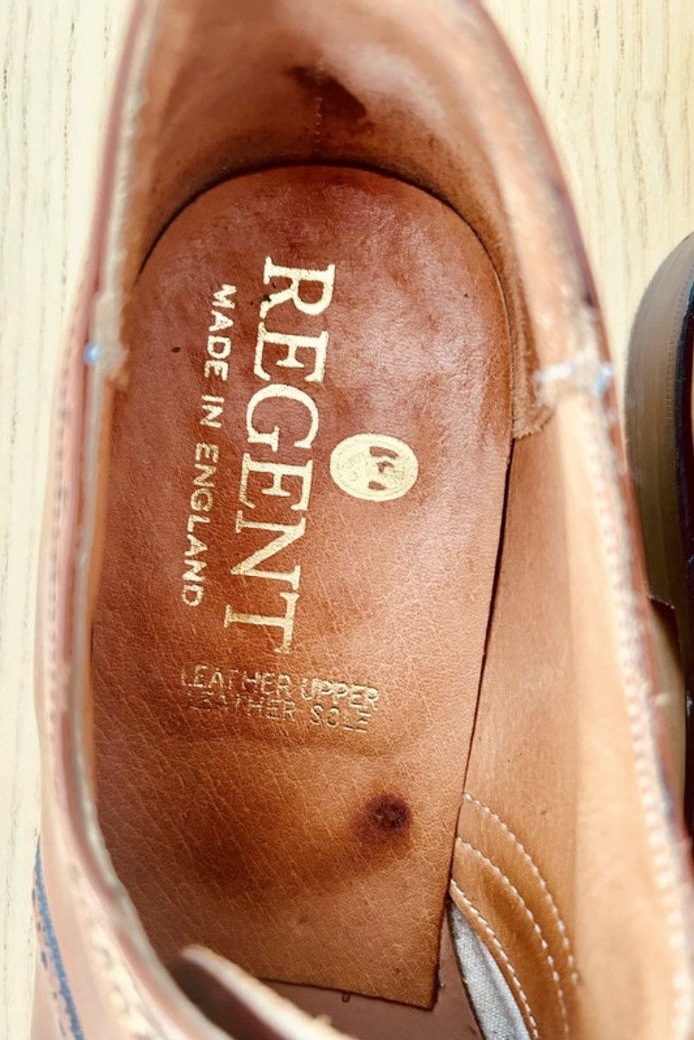 Other Regent Made in England Leather Brogue Shoes EU42.5 Size US 9 / EU 42 - 2 Thumbnail