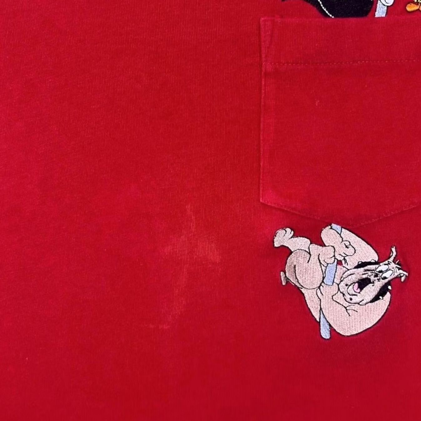 Vintage VINTAGE Looney Tunes Sylvester Tweety Embroidered Cotton T-Shirt XL Red Men Shirt XL Mens 1997 Decade 90s Size US XL / EU 56 / 4 - 7 Thumbnail