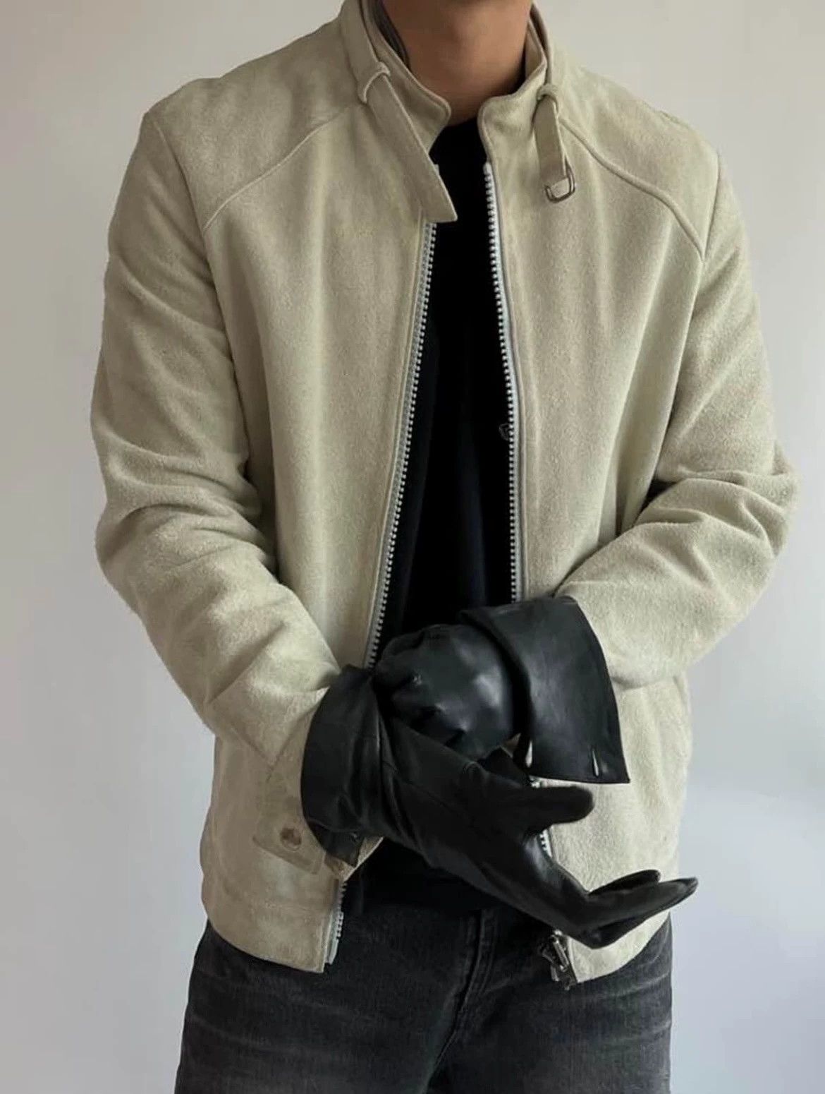 Maison Margiela Maison Martin Margiela 2000s Suede Jacket Rare Oversized Size US S / EU 44-46 / 1 - 1 Thumbnail