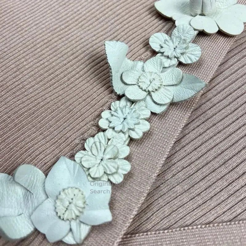 Fendi Pink Silk Knit Sweater .