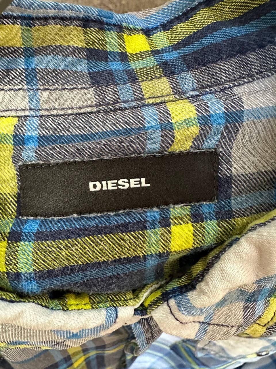 Diesel Diesel Check Shirt 100% Lyocell Button Up Long Sleeve Size US L / EU 52-54 / 3 - 13 Thumbnail