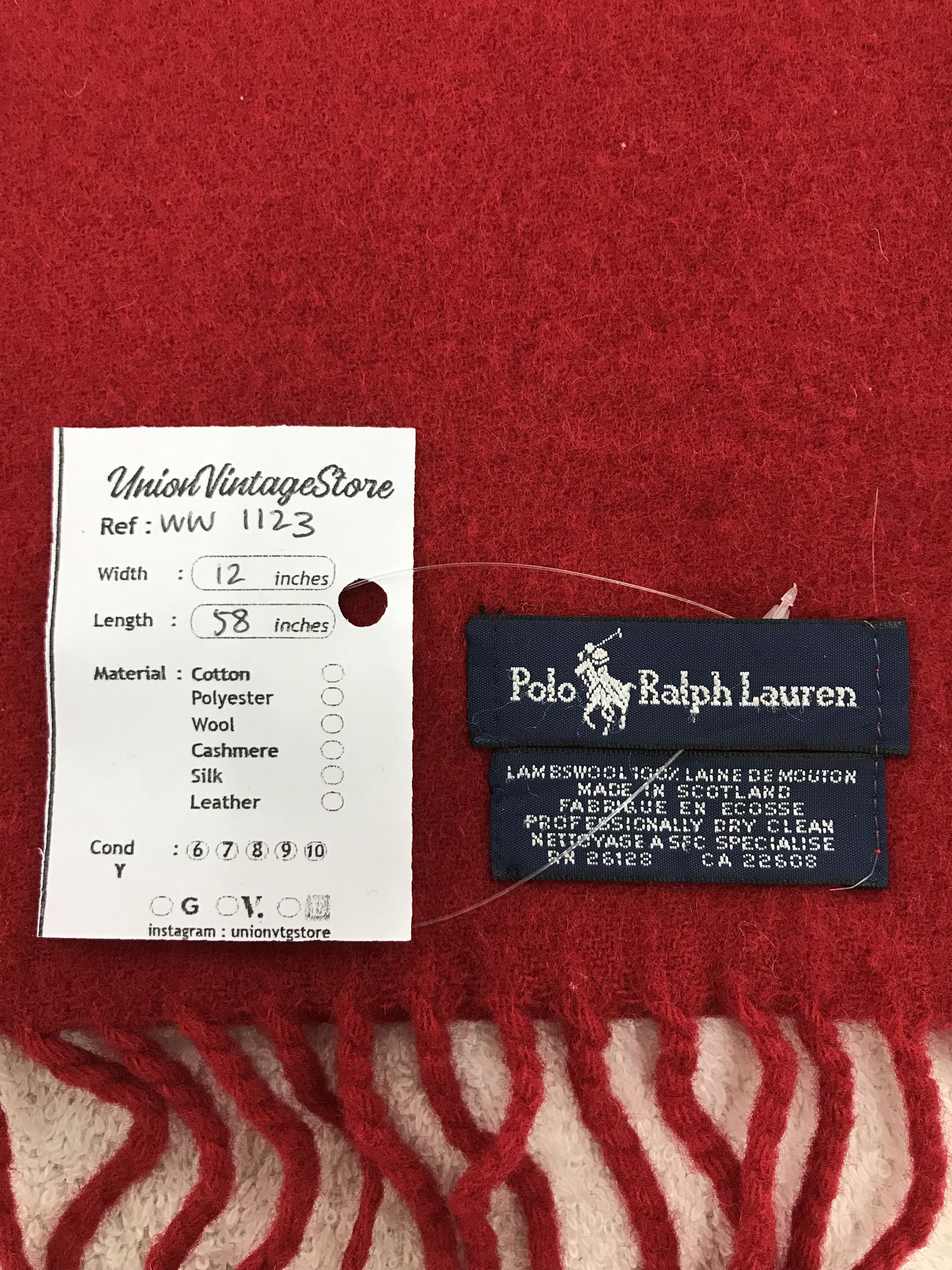 Polo Ralph Lauren Polo Ralph Lauren Scarf / Muffler / Neckwear - WW1123 Size ONE SIZE - 5 Thumbnail