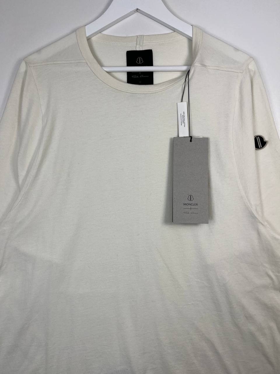 Moncler Moncler x Rick Owens Crewneck SS T Shirt Off White NWT S Size US S / EU 44-46 / 1 - 2 Thumbnail