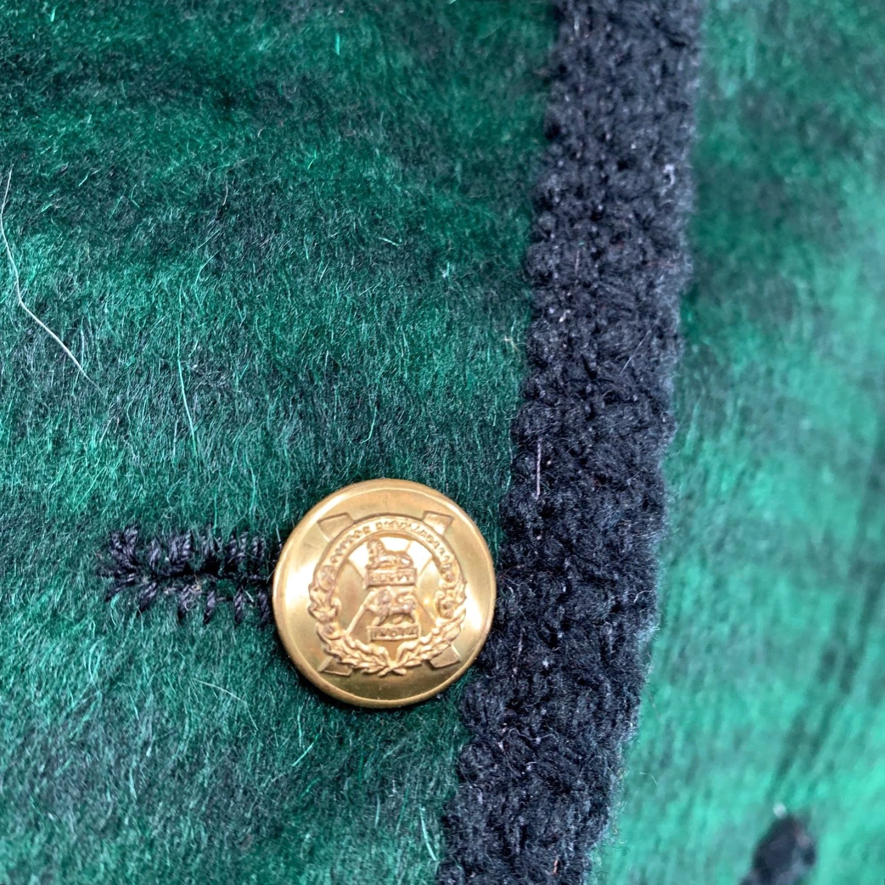 Vintage VINTAGE Gordon Highlanders Cardigan Wool Small Tartan Plaid Trachten Shirt Womens S Green Knit Button Crew Neck Long Sleeve Casual Sweater 90s Size S / US 4 / IT 40 - 4 Thumbnail