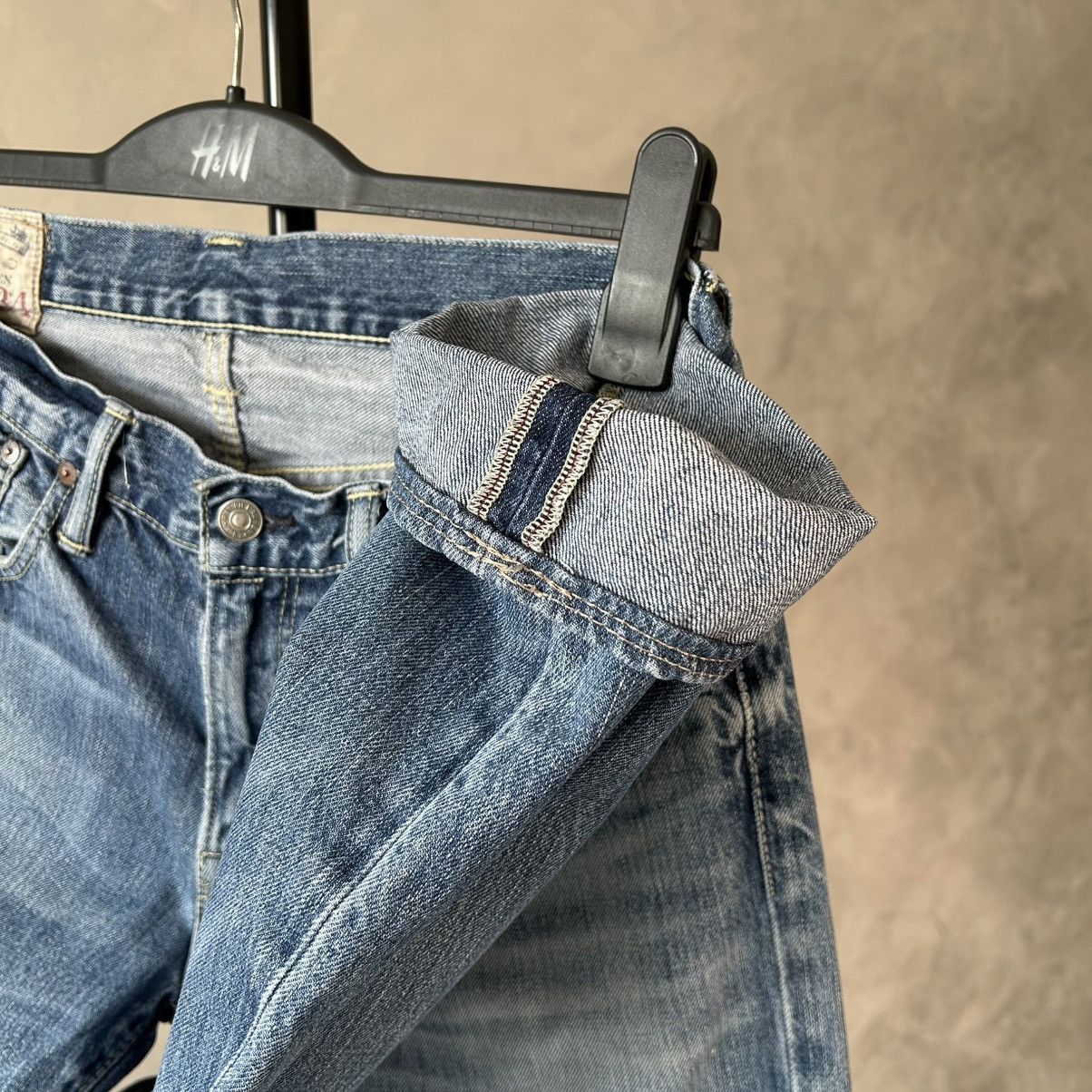 RRL Ralph Lauren Polo Ralph Lauren Varick Slim Selvedge Denim Jeans Size US 30 / EU 46 - 2 Thumbnail