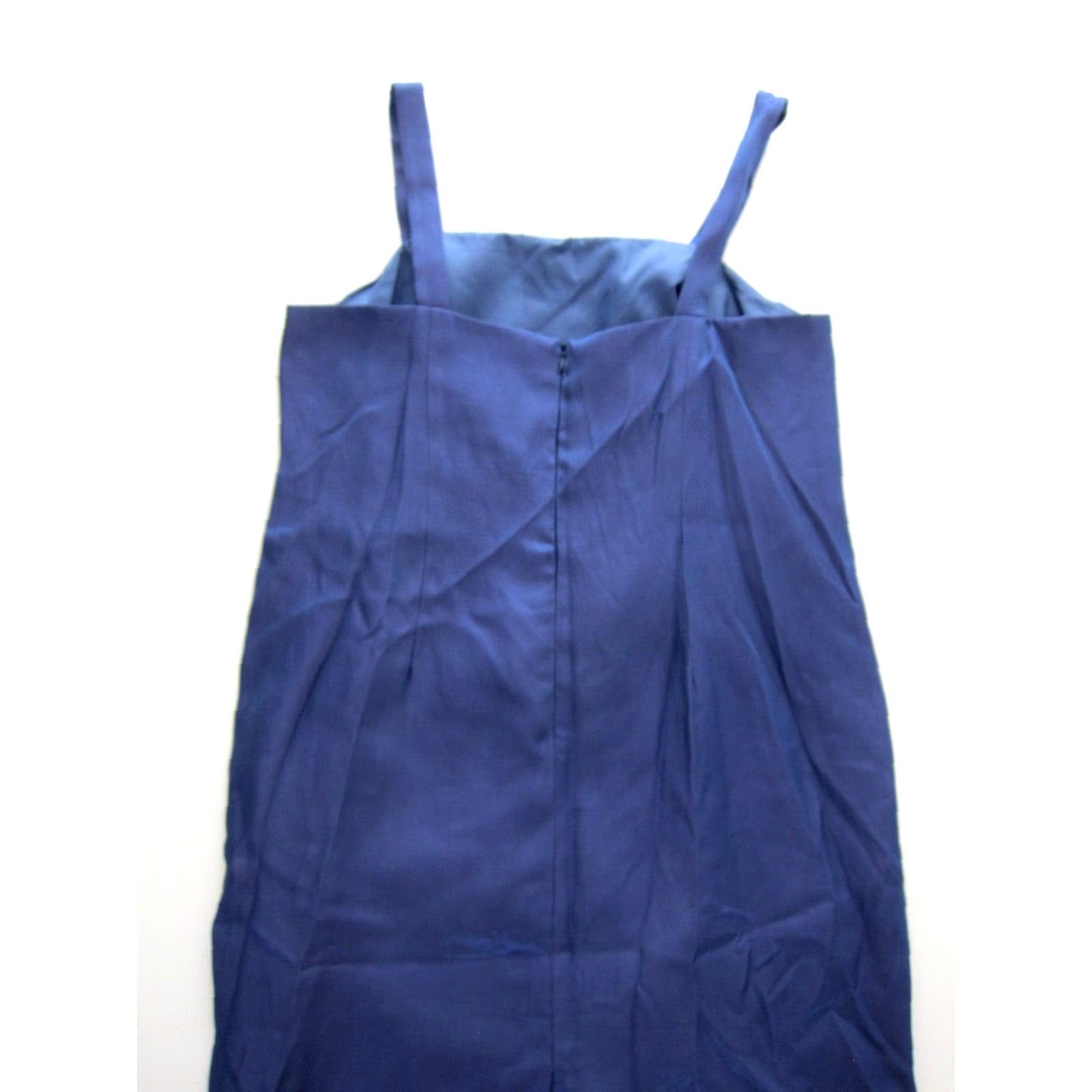 Alex Evenings VINTAGE Alex Evenings Blue Satin Long Maxi Formal Tank Dress Women Petite 16 Size XXL / US 16-18 / IT 52-54 - 6 Thumbnail