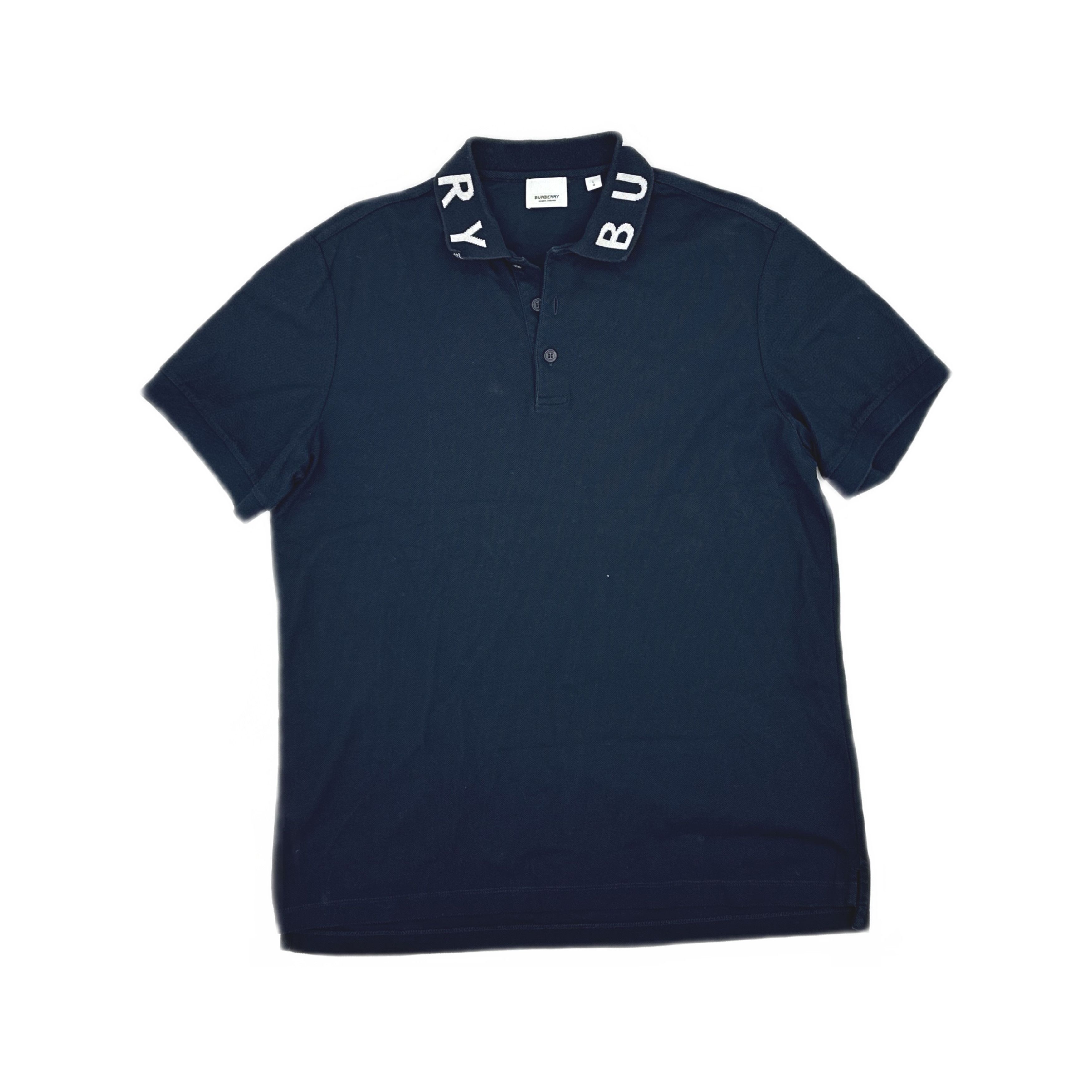 Burberry Burberry Logo Collar Polo Size L Size US L / EU 52-54 / 3 - 1 Thumbnail