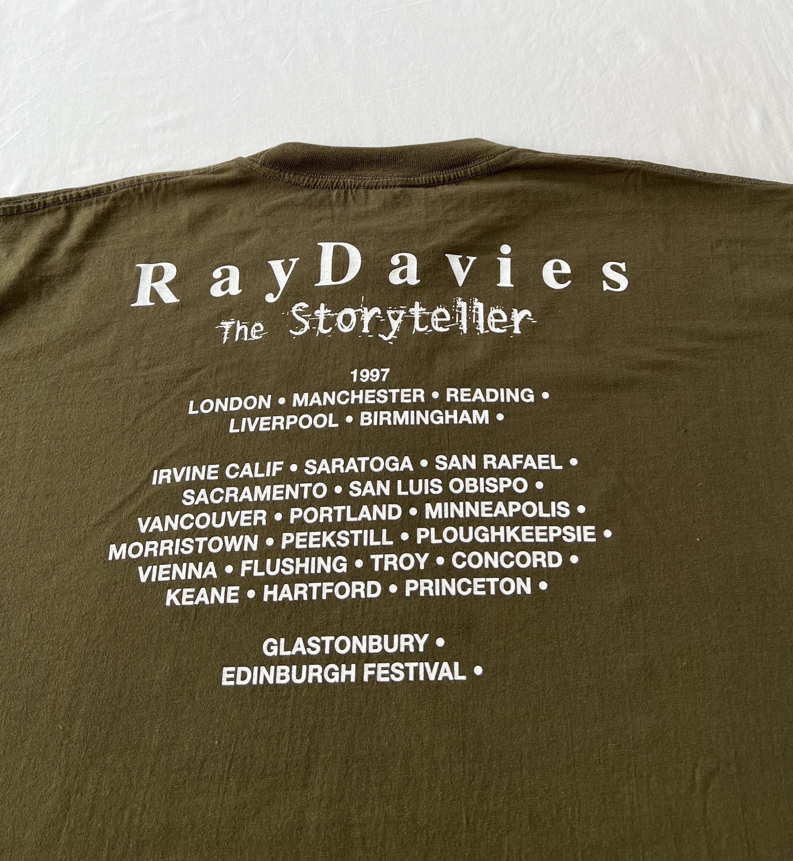 Band Tees Vintage 1997 The Kinks To the Bone Ray Davies T-shirt Size US XL / EU 56 / 4 - 12 Thumbnail