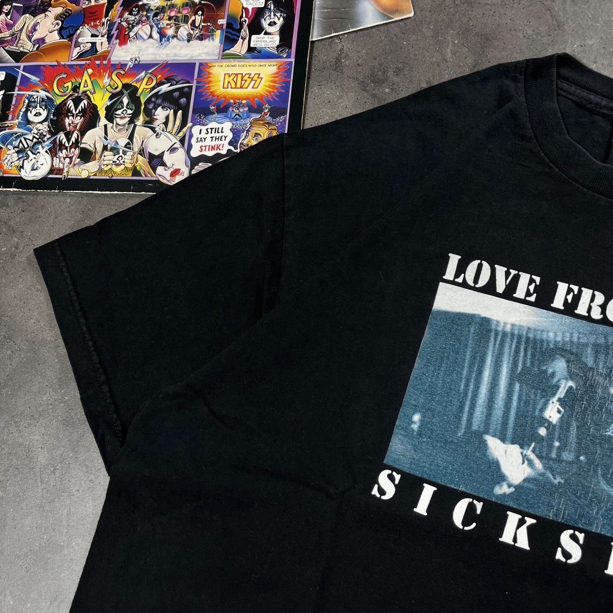 Band Tees Vintage 90s Psycho Realm Fuck Love Rock Metal Tshirt Tee Size US XL / EU 56 / 4 - 4 Thumbnail