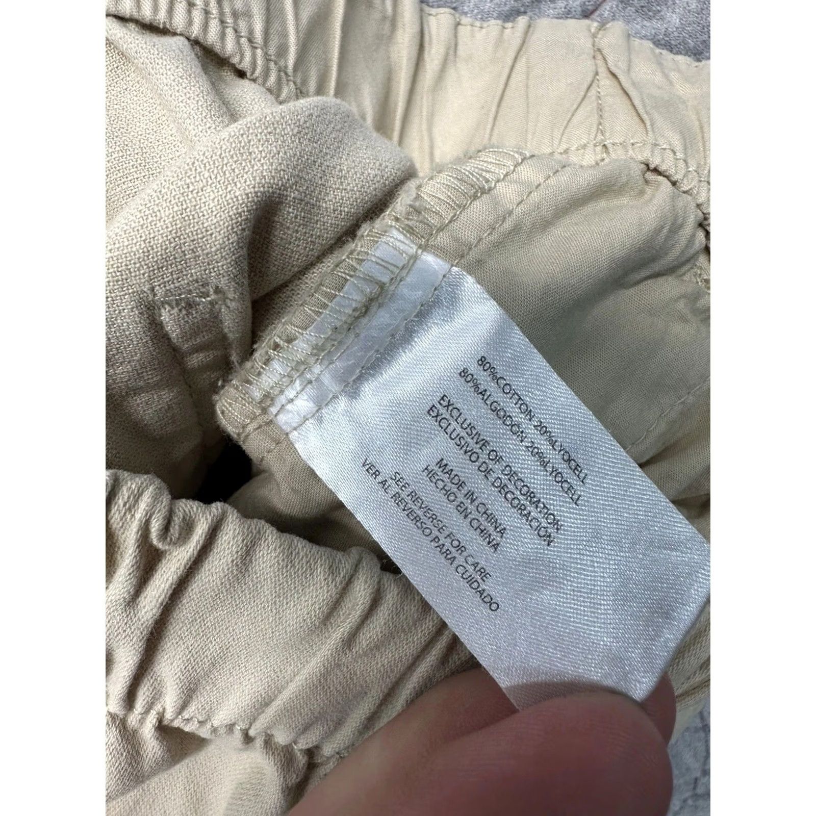 Gap GAP Pant Cargo Twill Tan Tapered Straight Women's Size Small Size 28" / US 6 / IT 42 - 3 Thumbnail