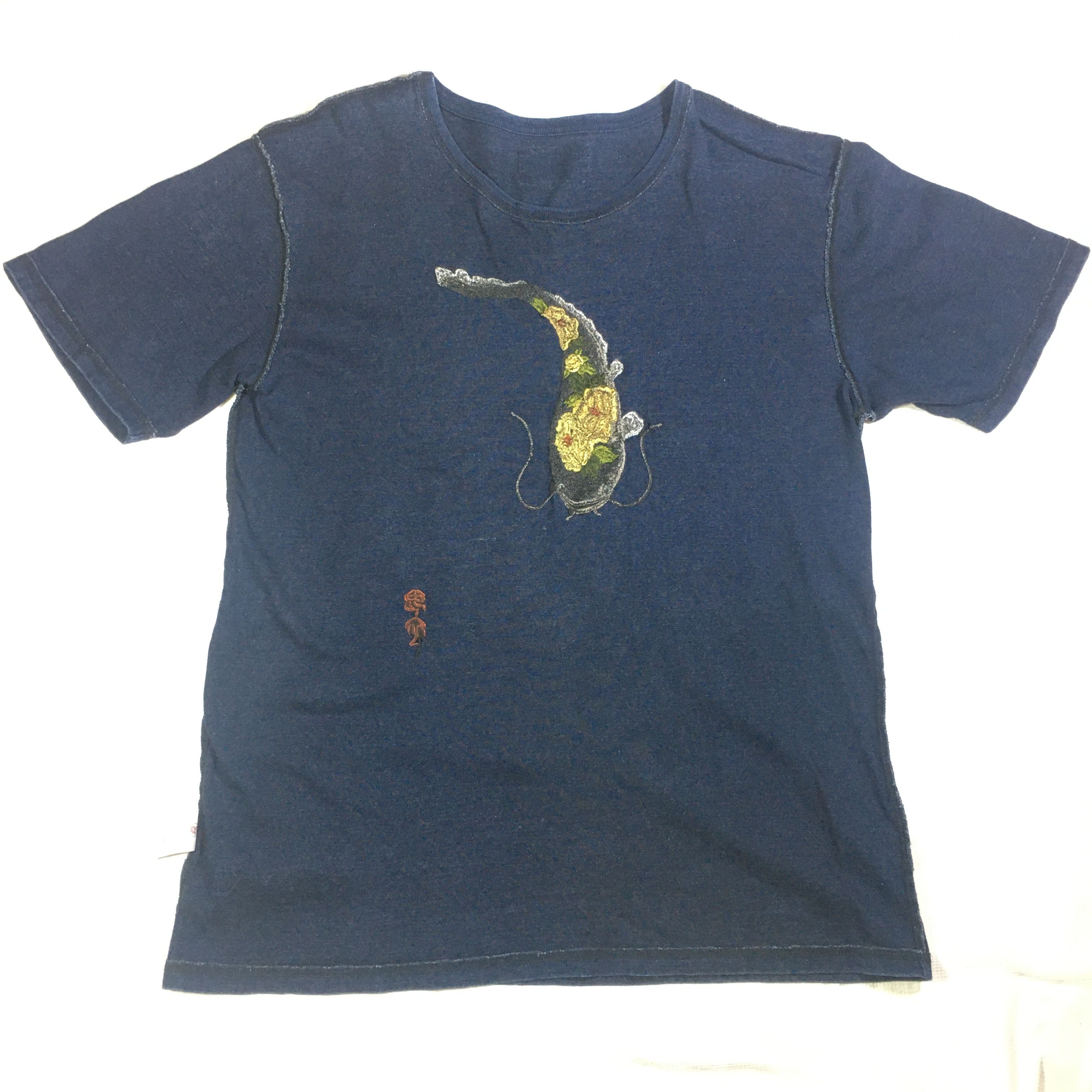 Japanese Brand KOI FISH JAPANESE DENIM Size US L / EU 52-54 / 3 - 4 Thumbnail