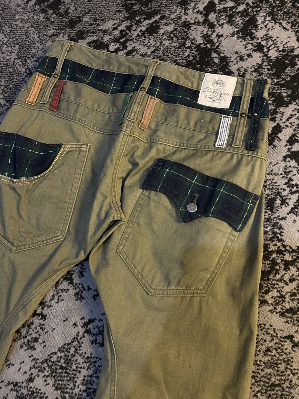 PPFM 2000s Double Waist Dominate Japan Ifsix Vkei Pants Y2k🔥 Size US 32 / EU 48 - 10 Thumbnail