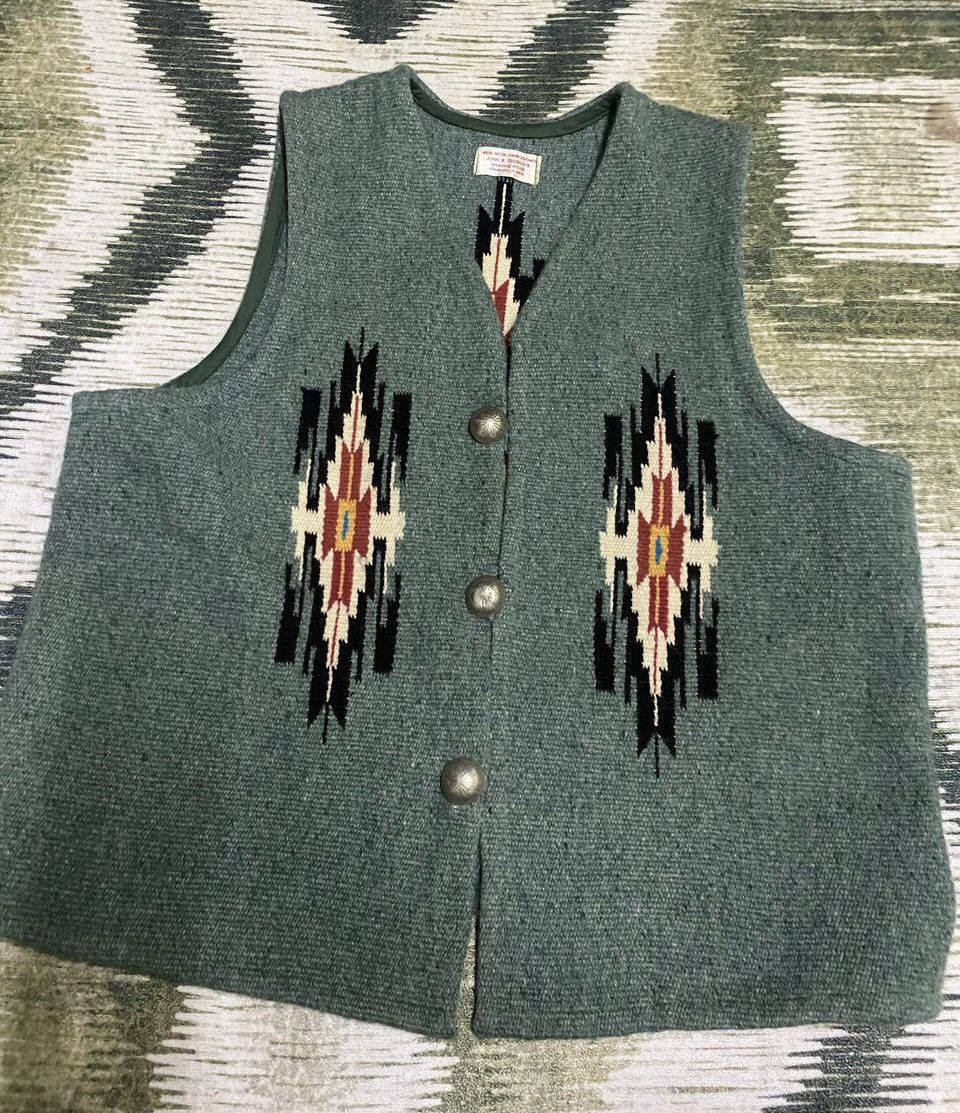 Handmade × Vintage Vintage John R Trujillos Weaving House Chimayo N Mex Vest Size US M / EU 48-50 / 2 - 16 Thumbnail